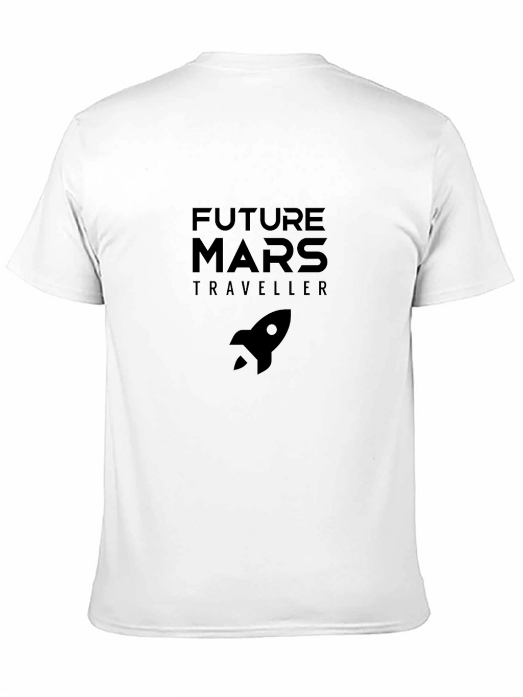 Future Mars Traveller Black T-Shirt