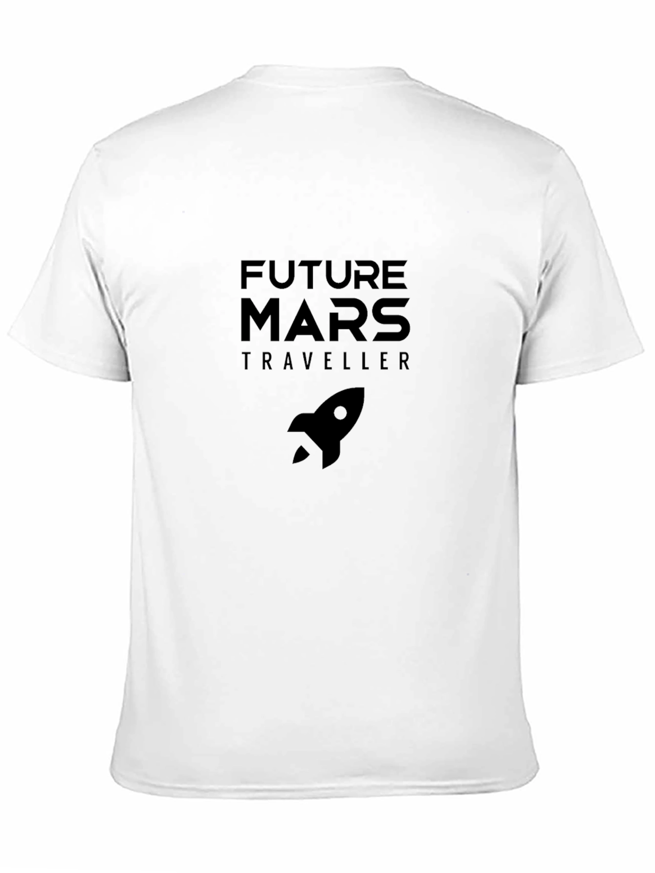 Future Mars Traveller Black T-Shirt
