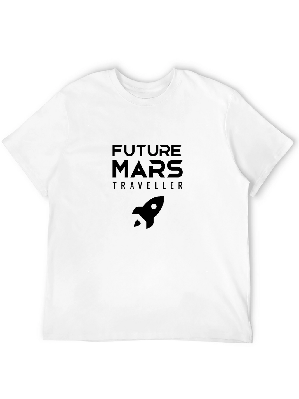 Future Mars Traveller Black T-Shirt