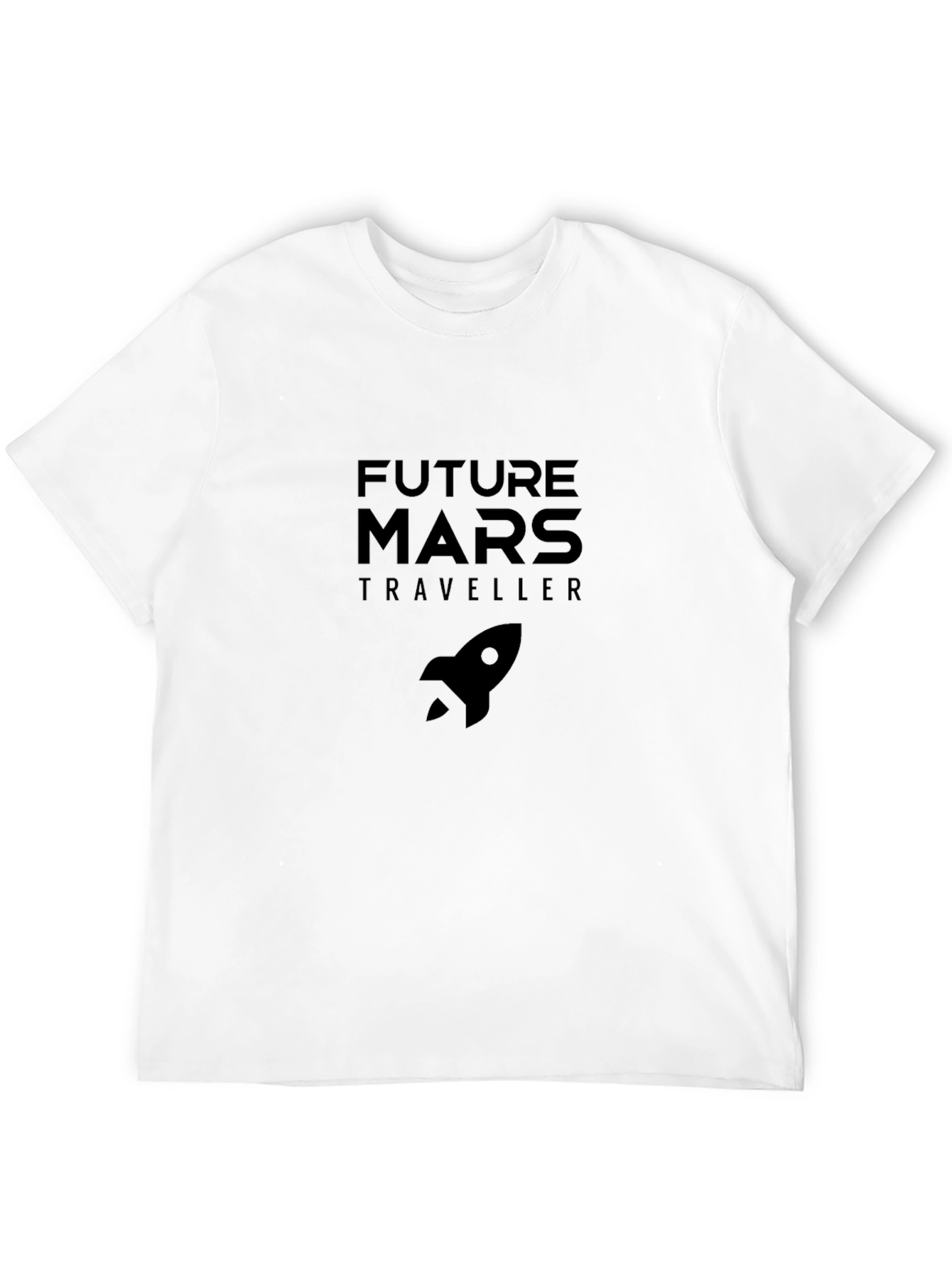 Future Mars Traveller Black T-Shirt