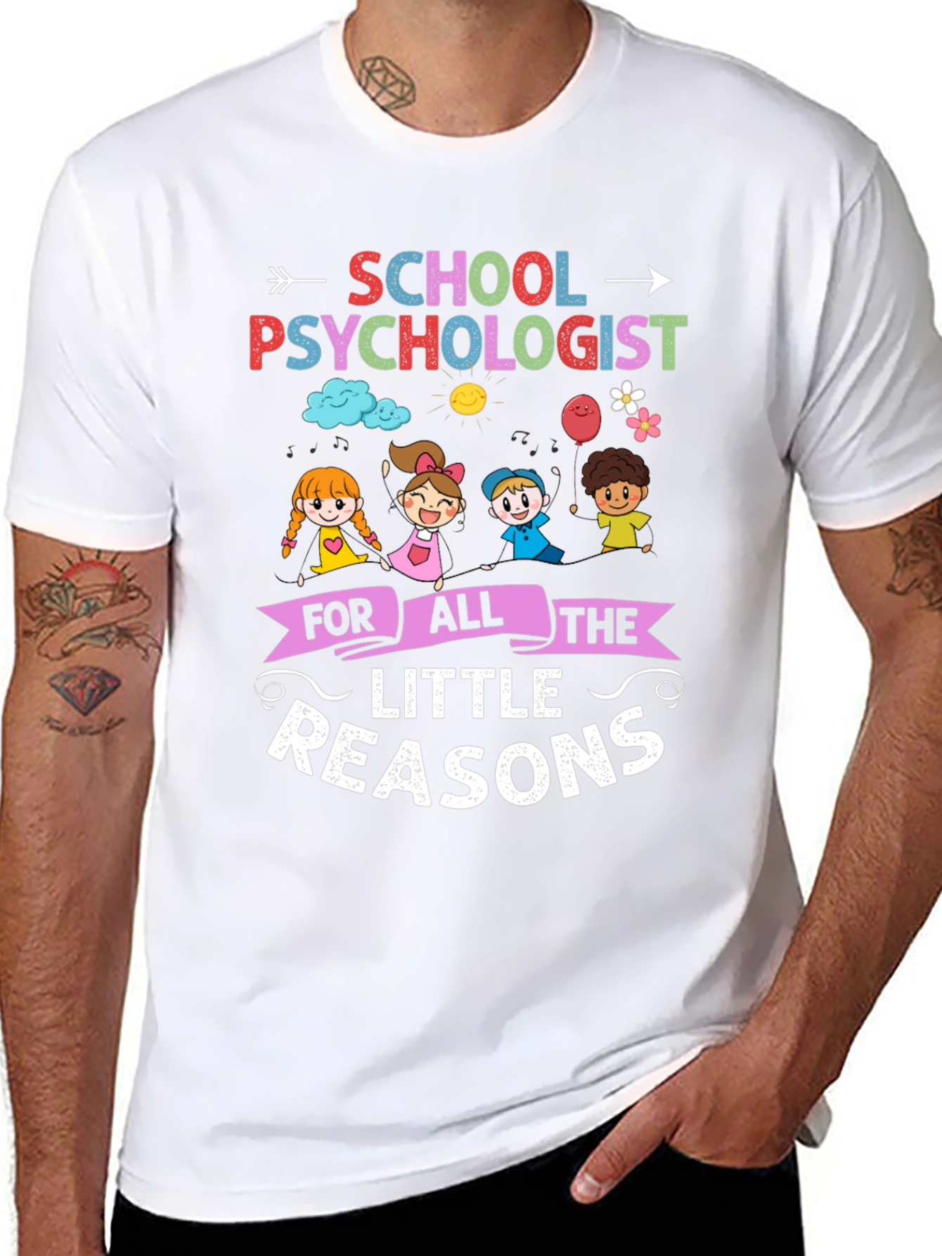 School Psychologist T-Shirt - Little Reasons Design