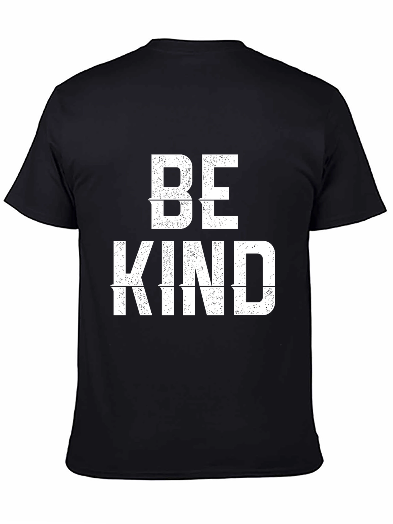 Be Kind Graphic Tee - Black Cotton T-Shirt