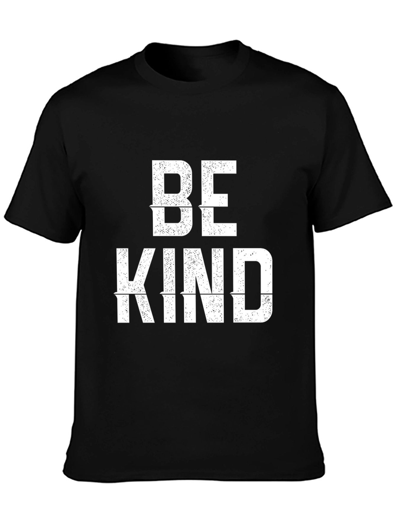 Be Kind Graphic Tee - Black Cotton T-Shirt