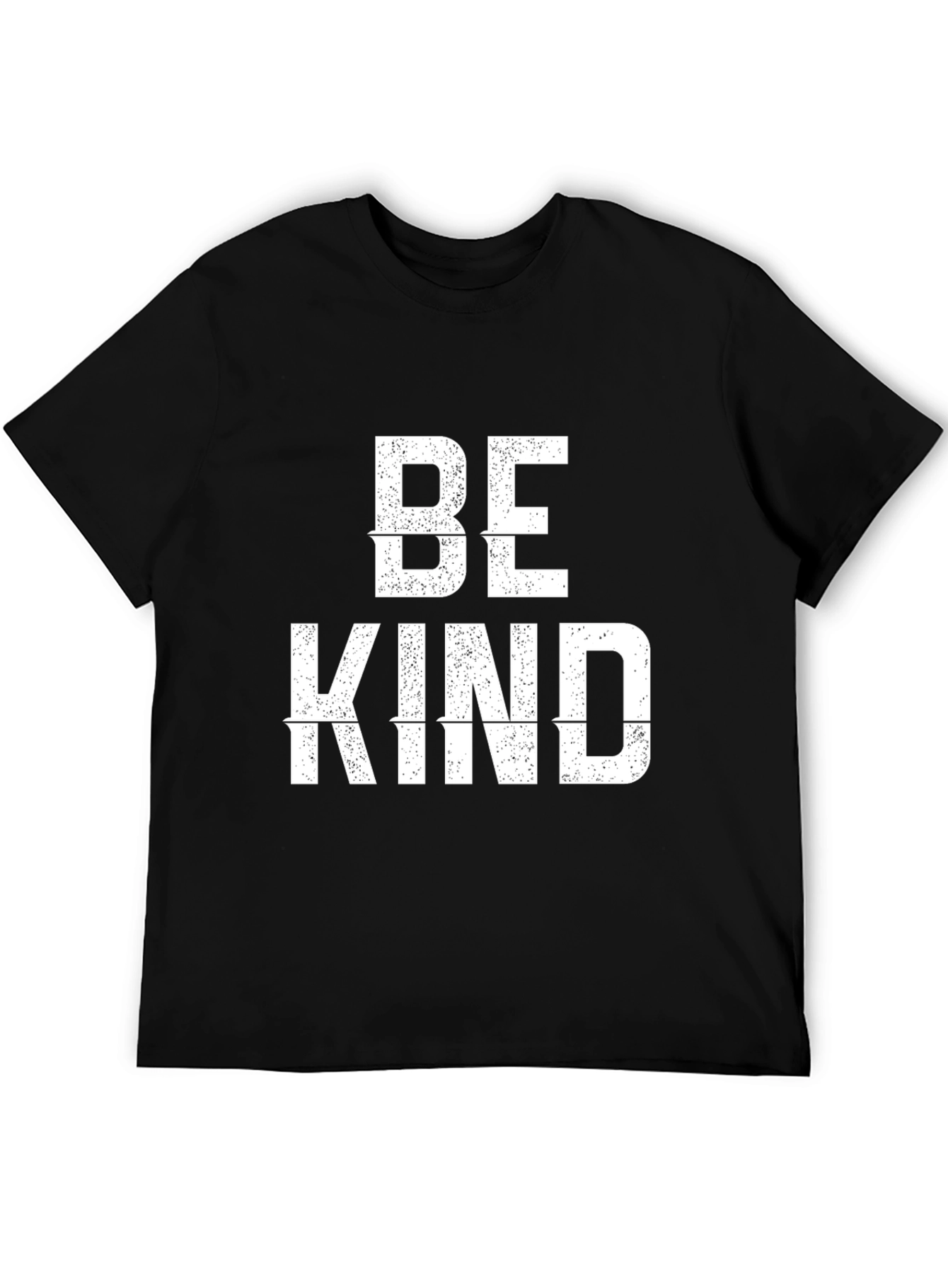 Be Kind Graphic Tee - Black Cotton T-Shirt