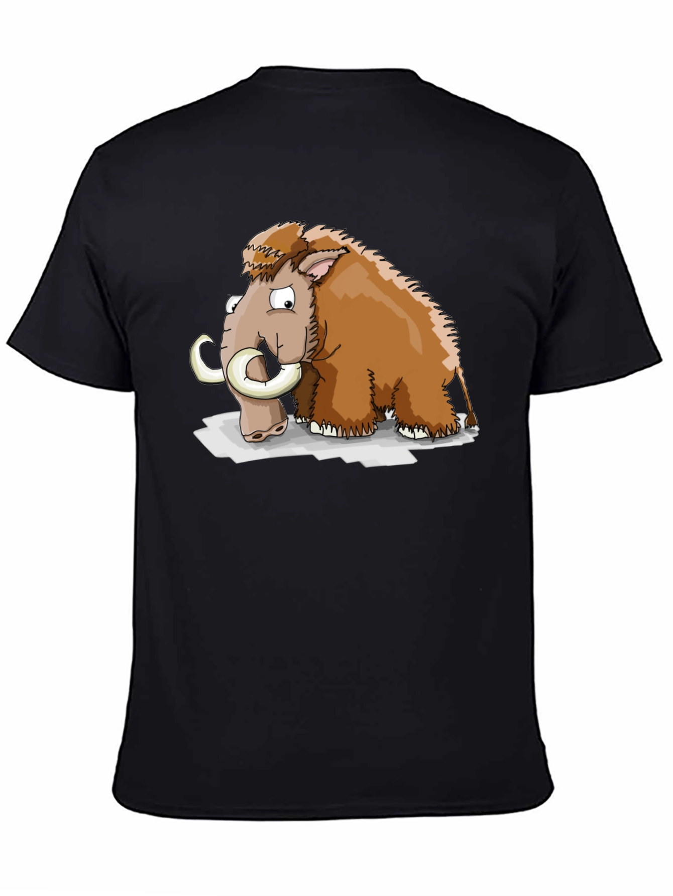 Mammoth Cartoon Graphic T-Shirt