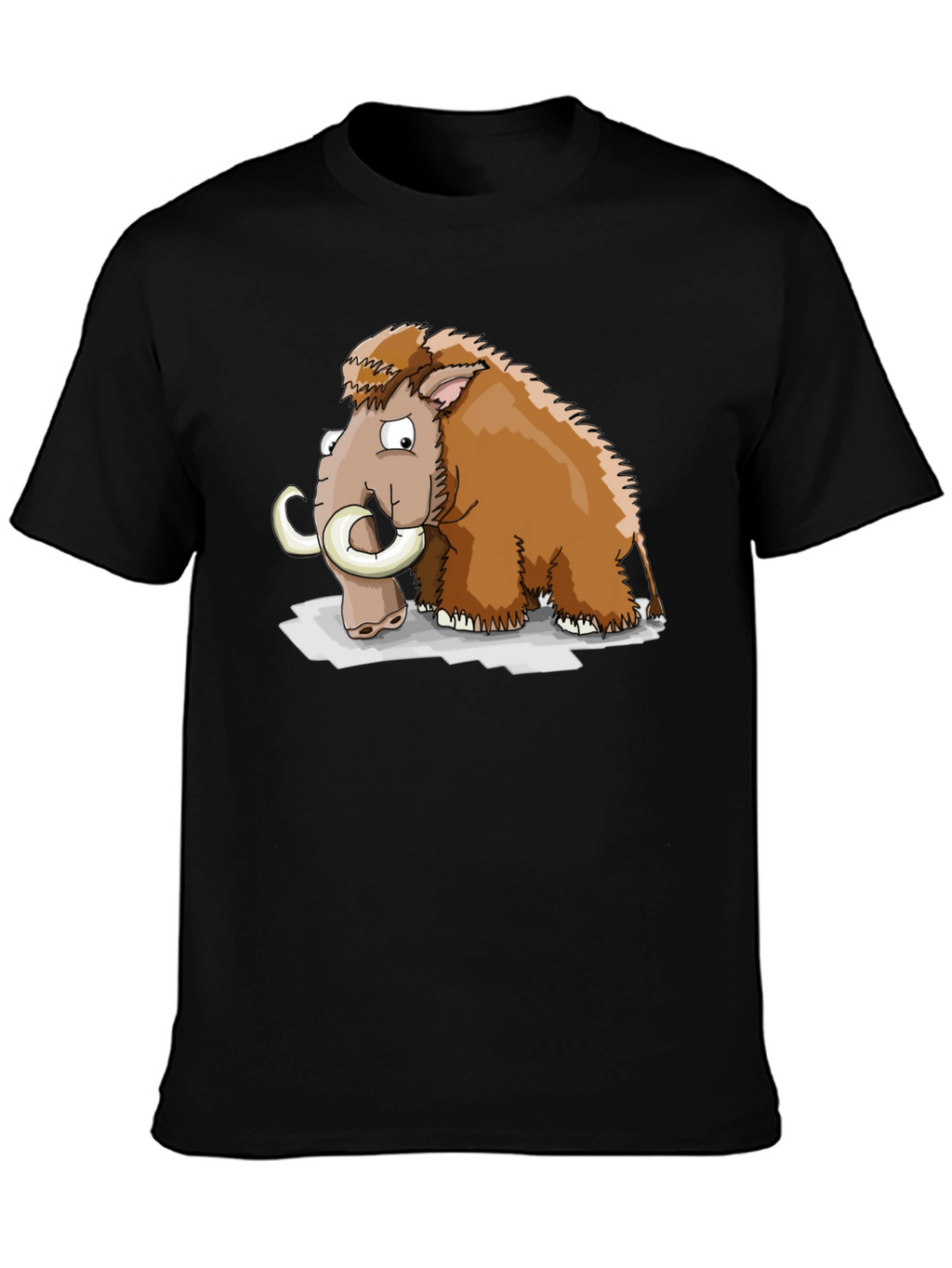 Mammoth Cartoon Graphic T-Shirt