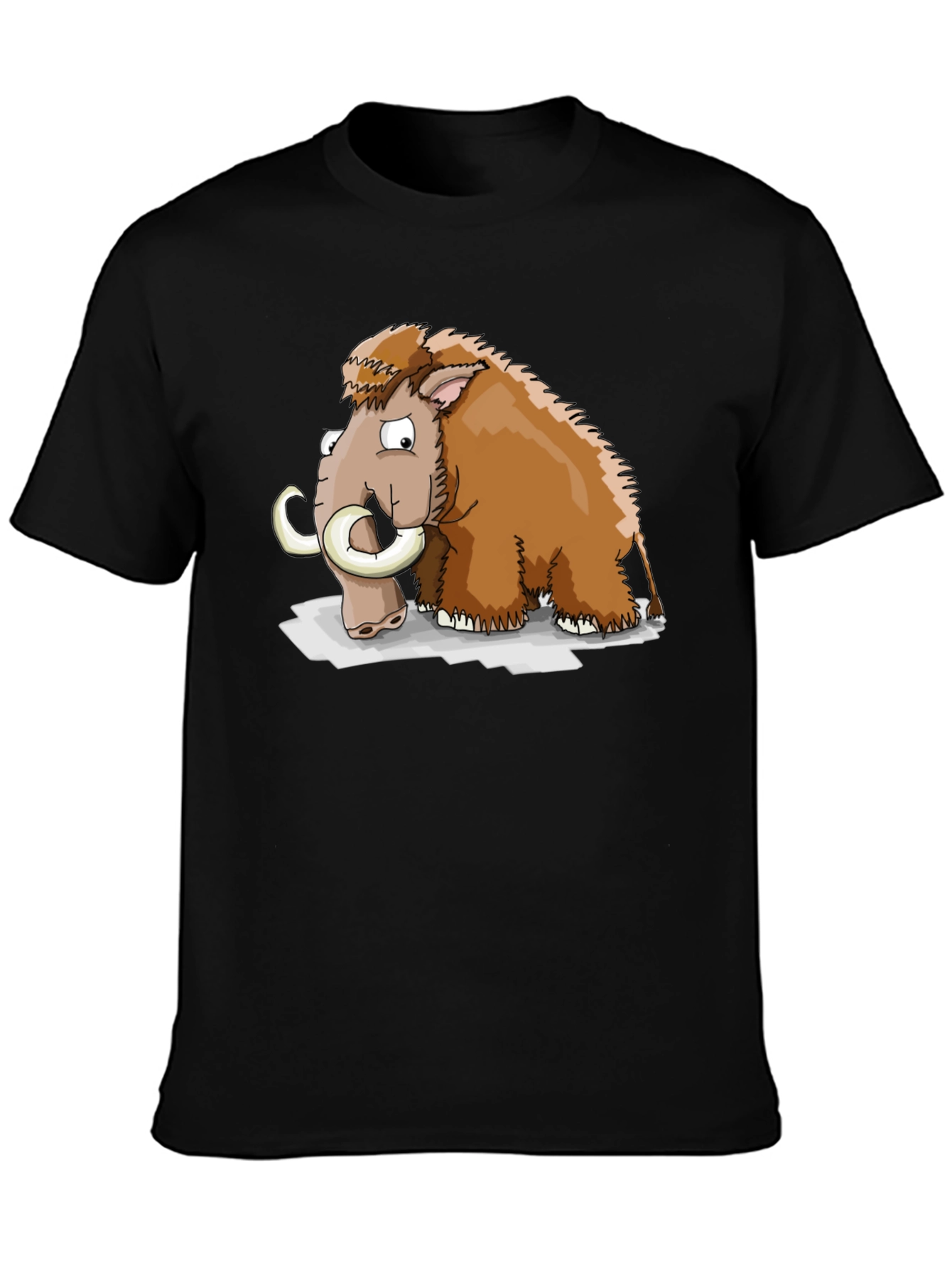 Mammoth Cartoon Graphic T-Shirt