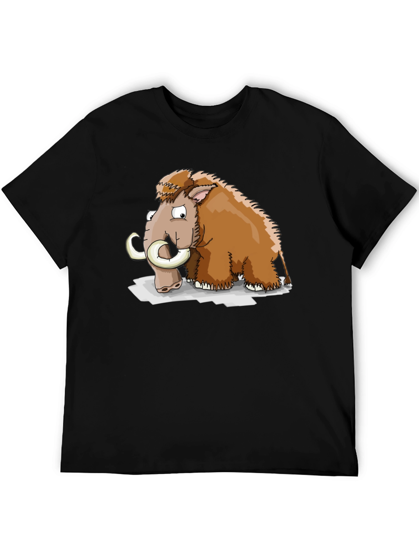 Mammoth Cartoon Graphic T-Shirt
