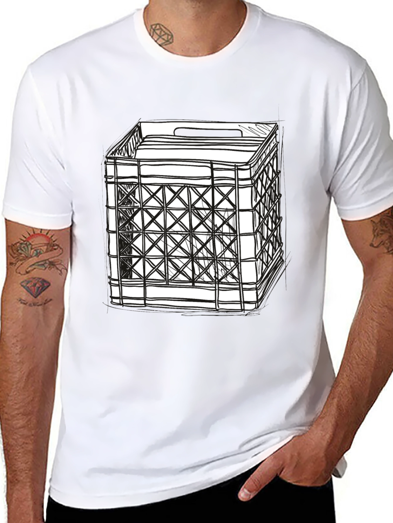 Crate Graphic Tee - Classic Black T-Shirt