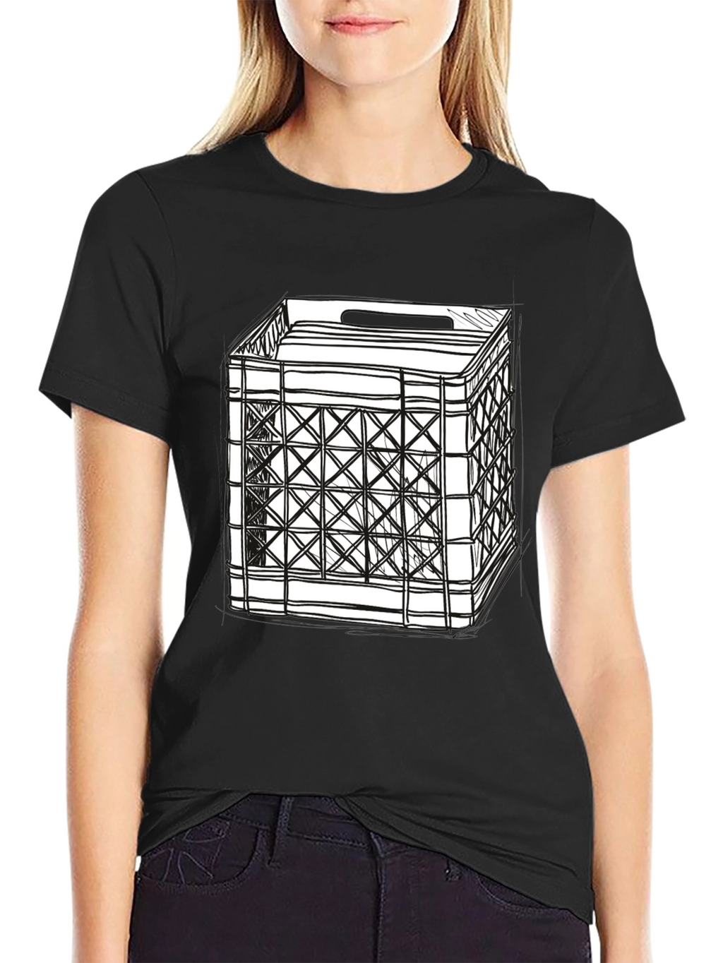 Crate Graphic Tee - Classic Black T-Shirt