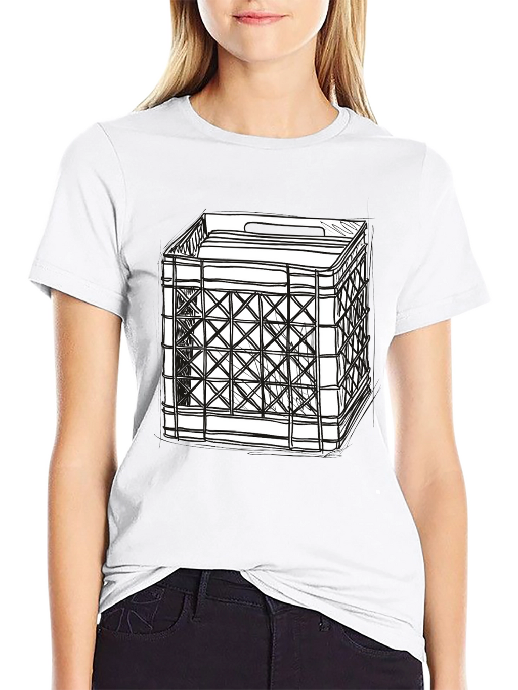 Crate Graphic Tee - Classic Black T-Shirt