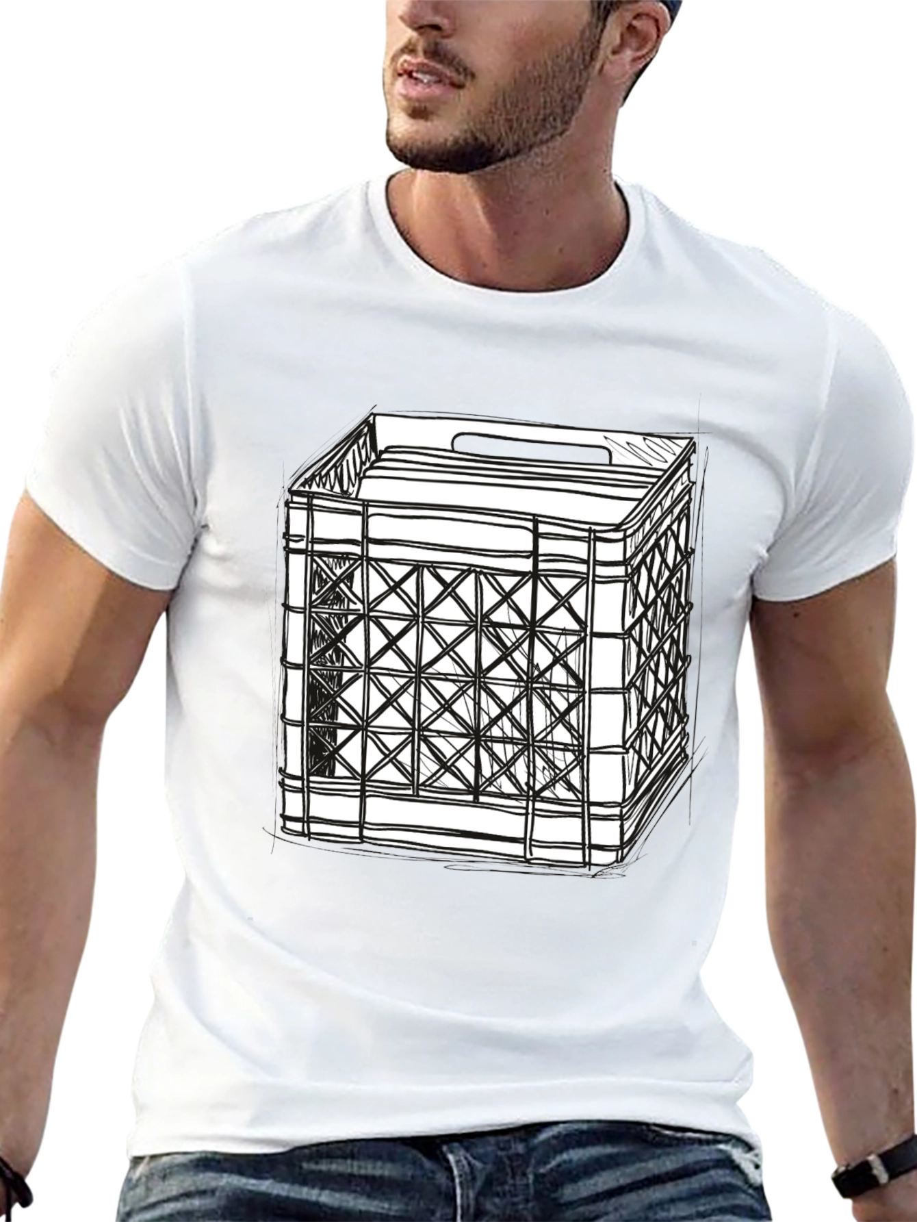 Crate Graphic Tee - Classic Black T-Shirt