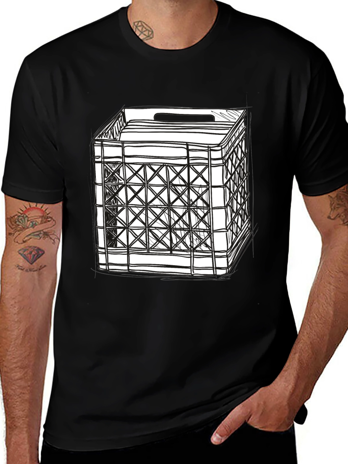 Crate Graphic Tee - Classic Black T-Shirt