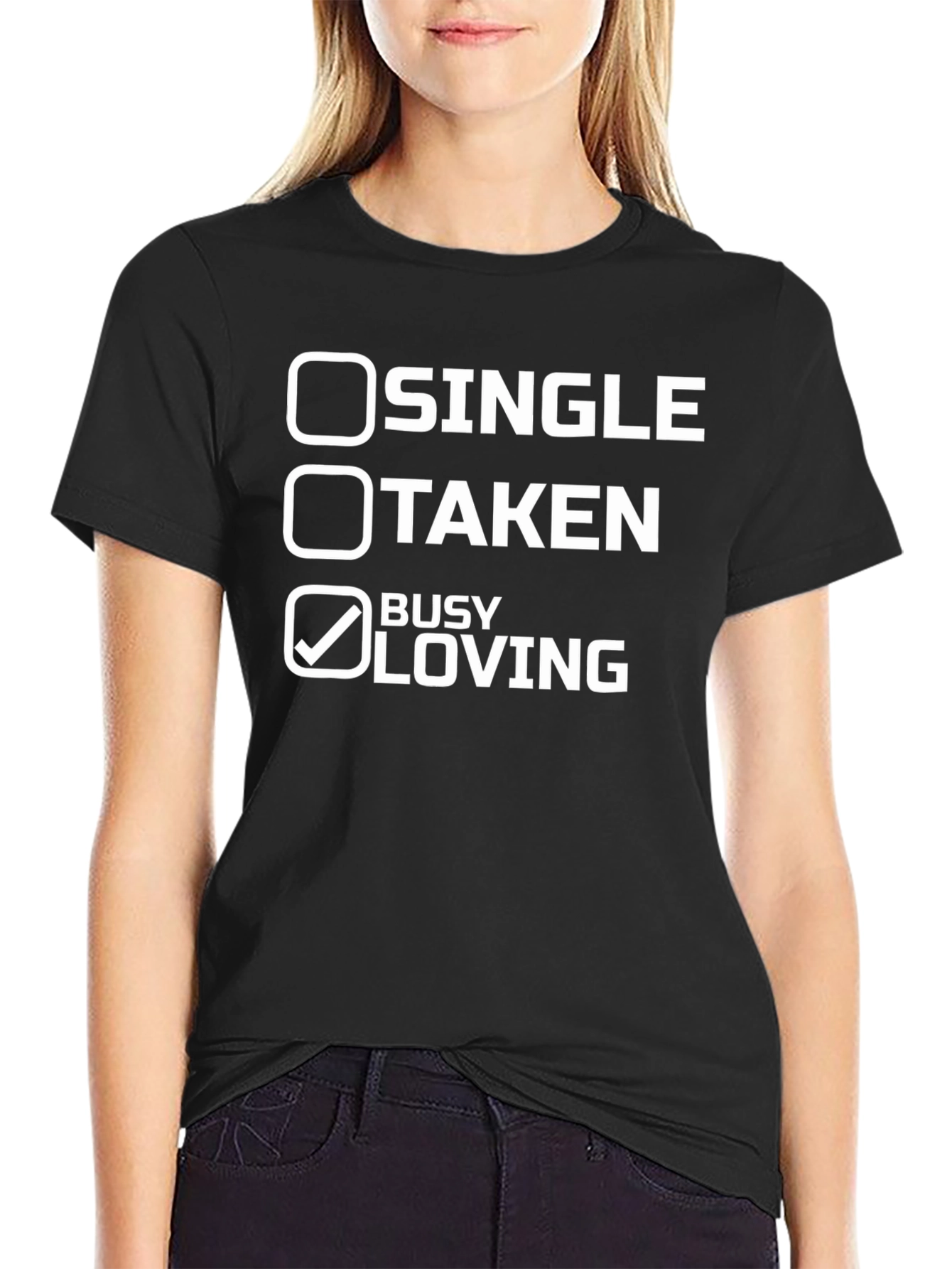 Busy Loving Graphic T-Shirt - Soft Cotton Tee