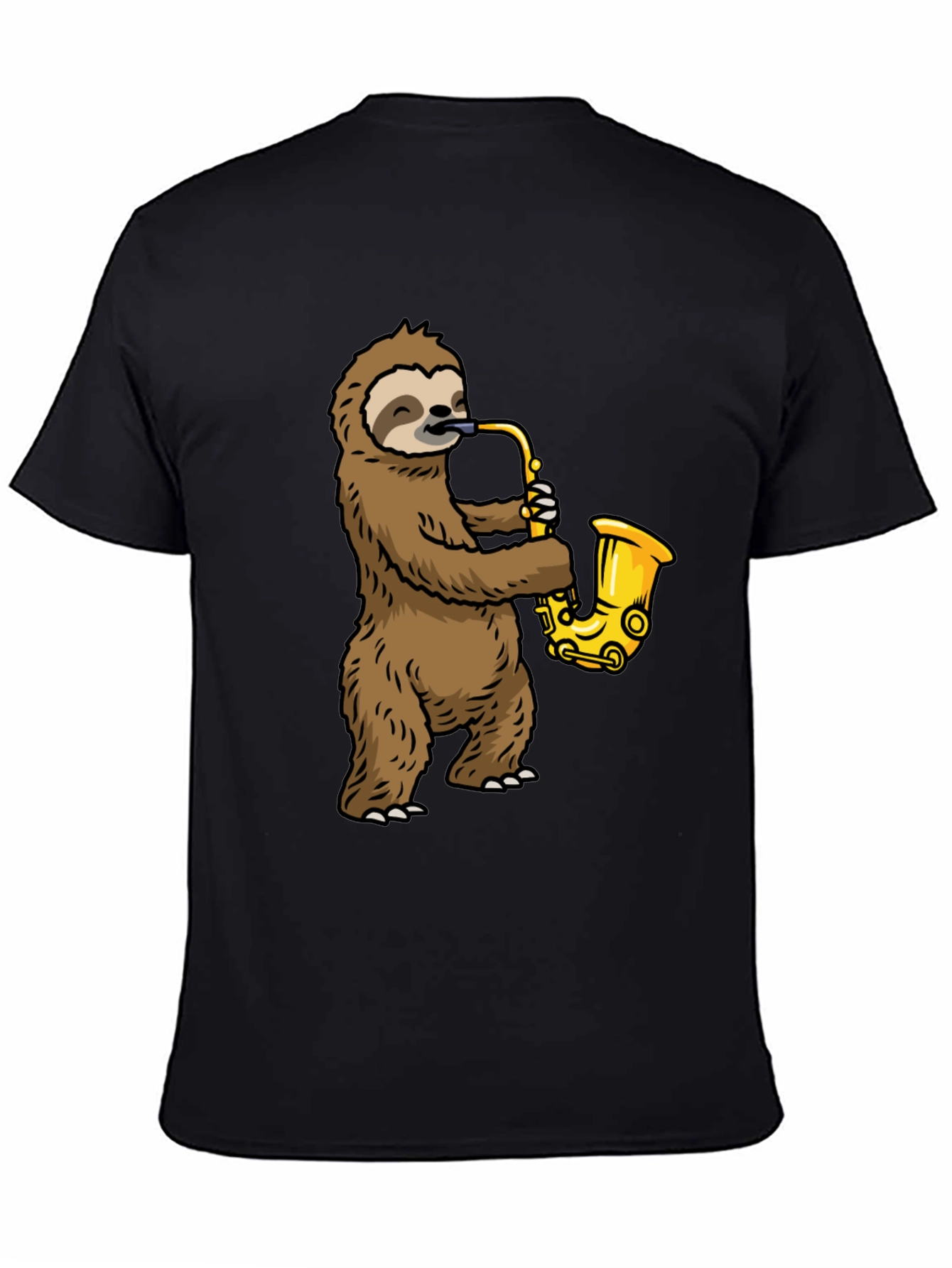 Sloth Saxophone Graphic Tee