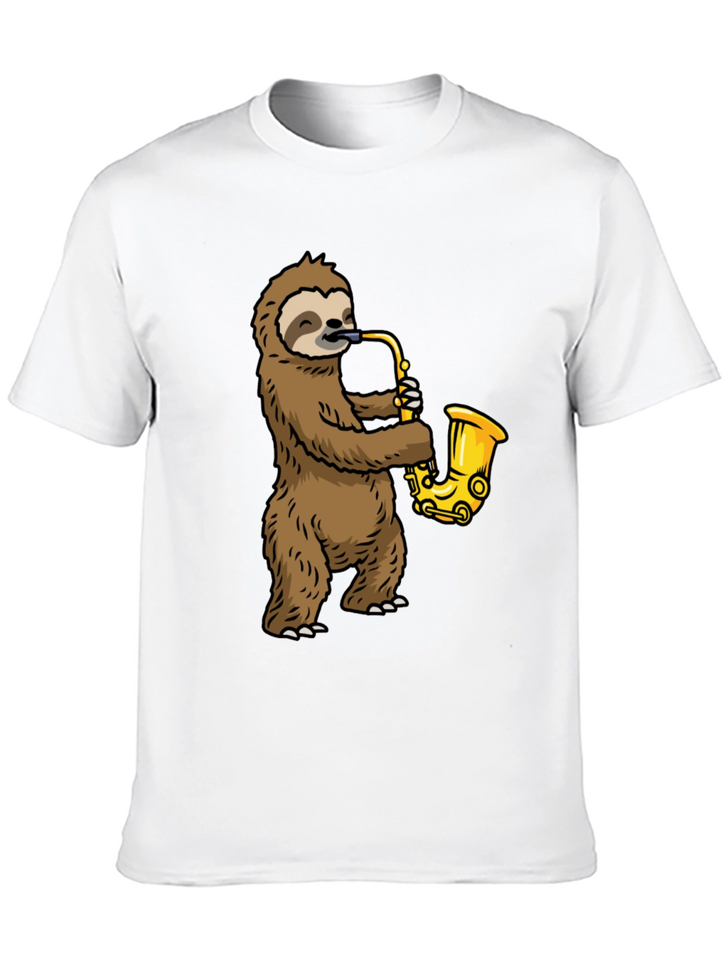 Sloth Saxophone Graphic Tee