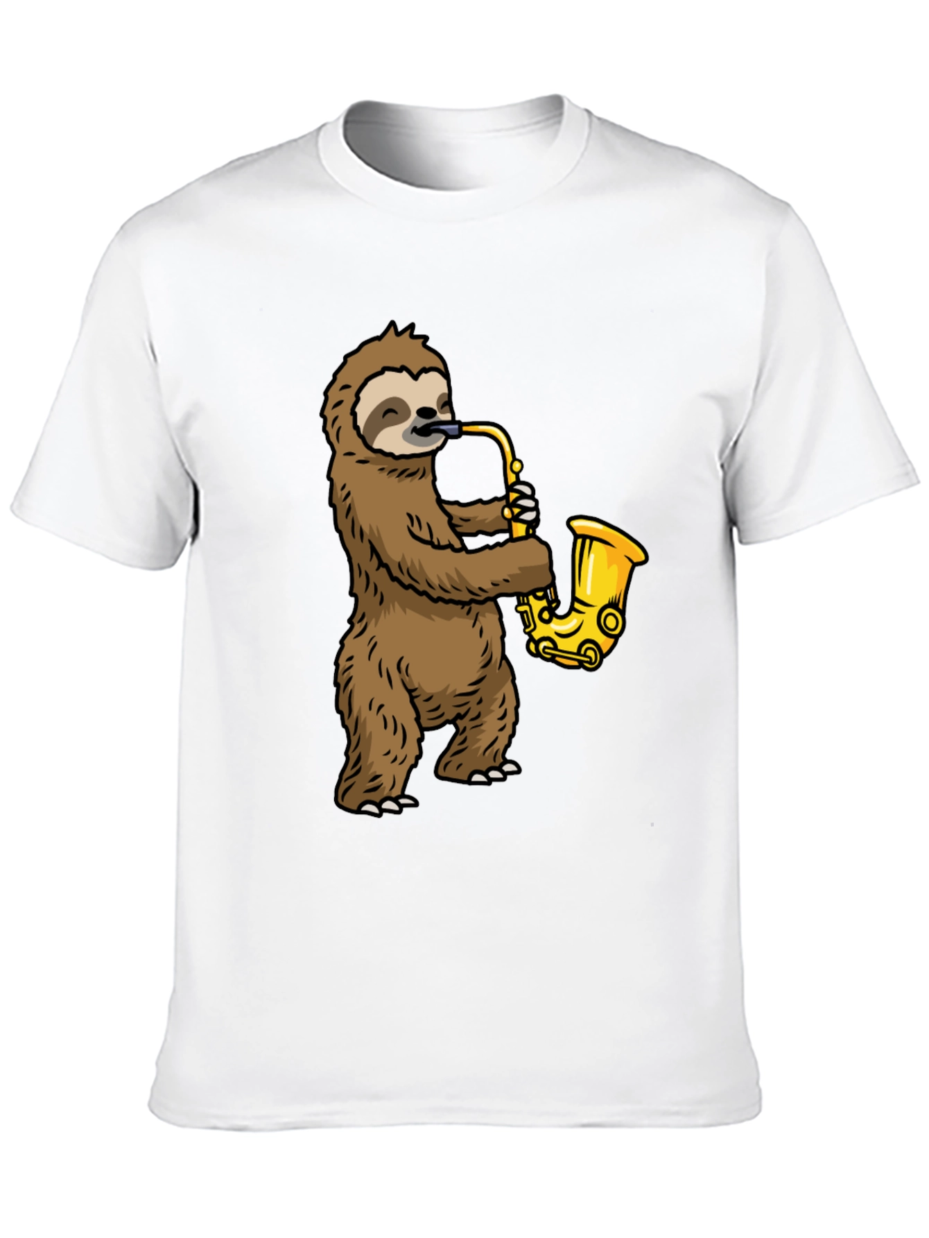 Sloth Saxophone Graphic Tee