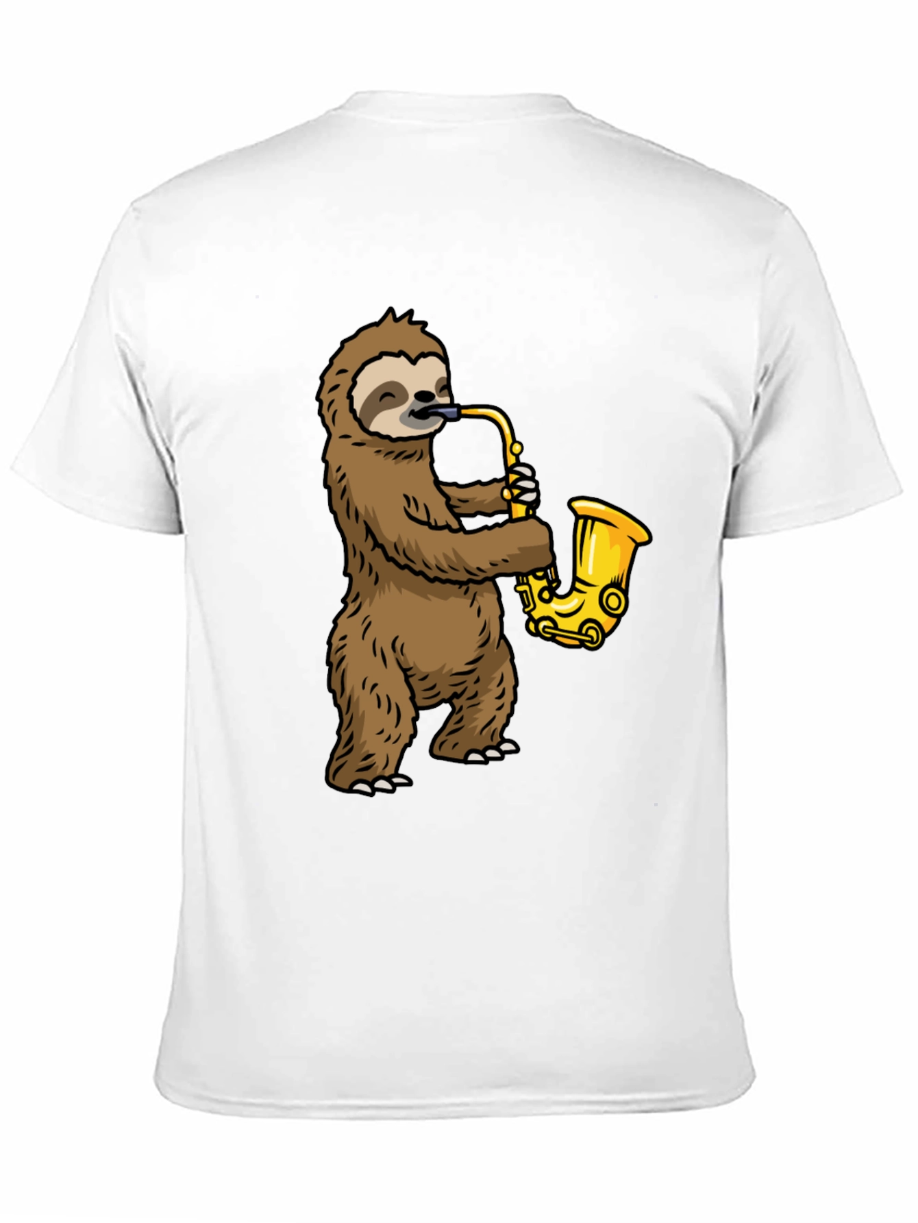 Sloth Saxophone Graphic Tee