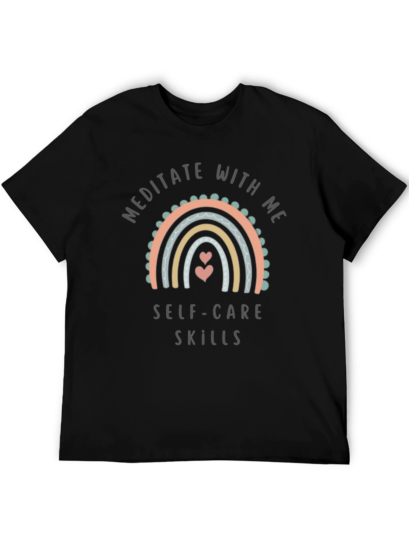 Meditate With Me Self Care Skills Graphic Tee