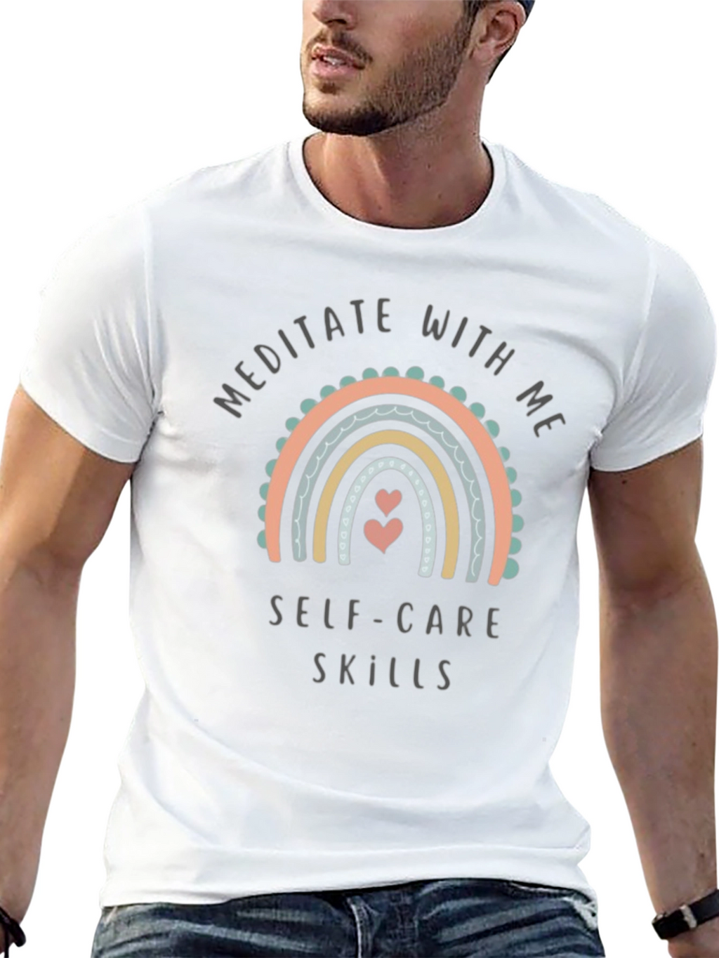 Meditate With Me Self Care Skills Graphic Tee