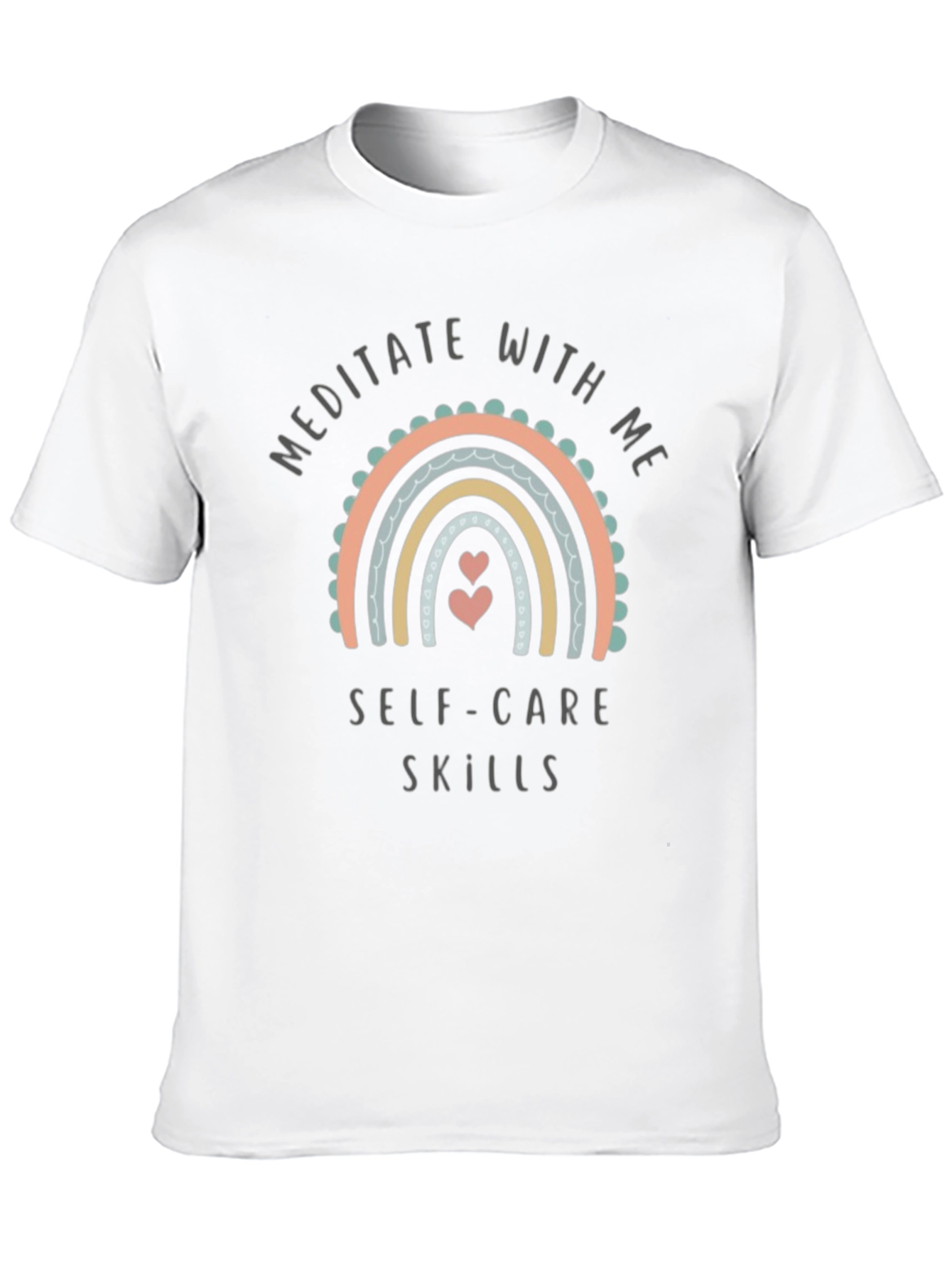 Meditate With Me Self Care Skills Graphic Tee