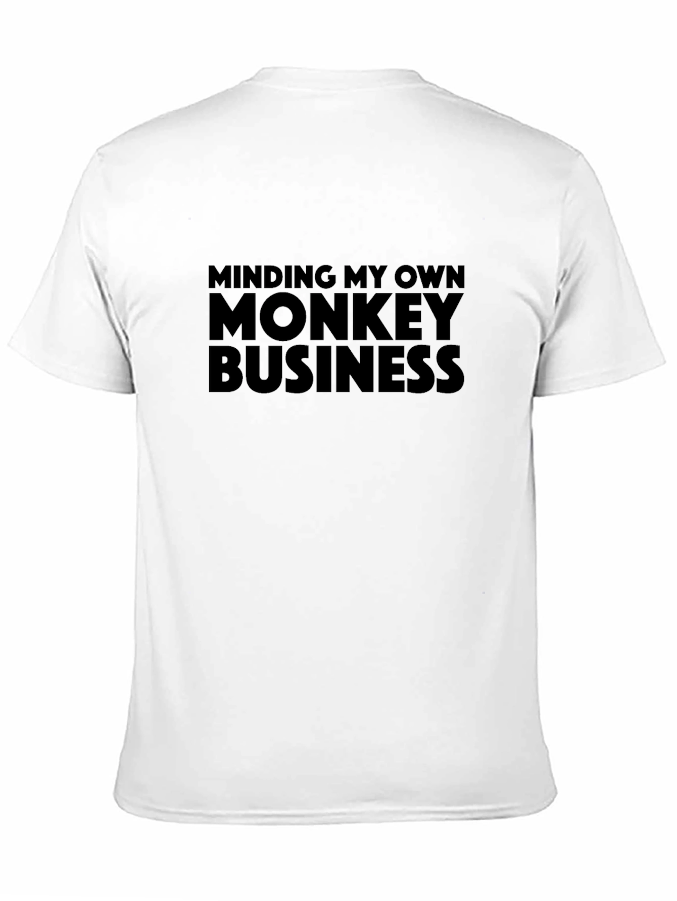 Minding My Own Monkey Business T-Shirt - Black