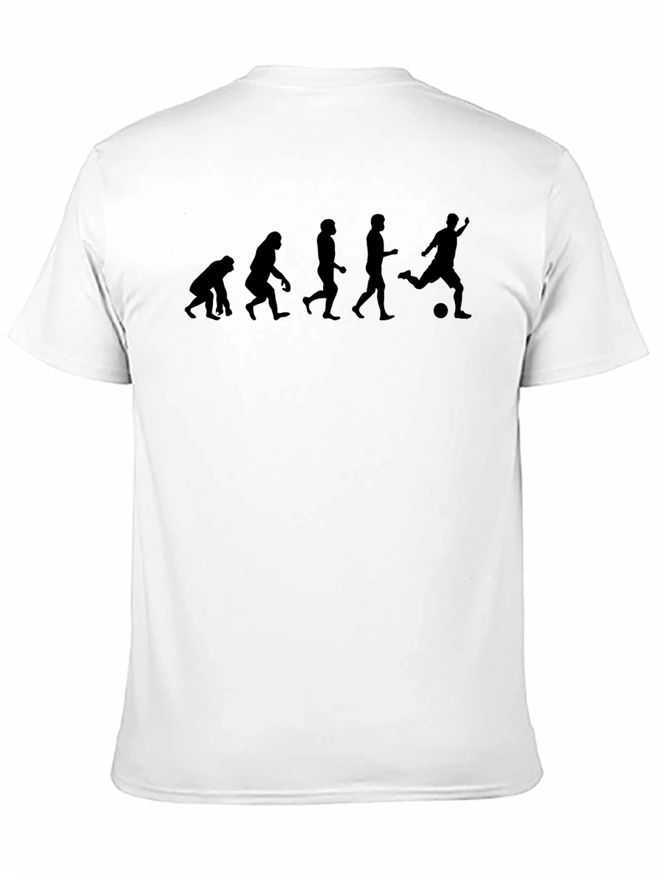 Evolution of Soccer Black Graphic Tee