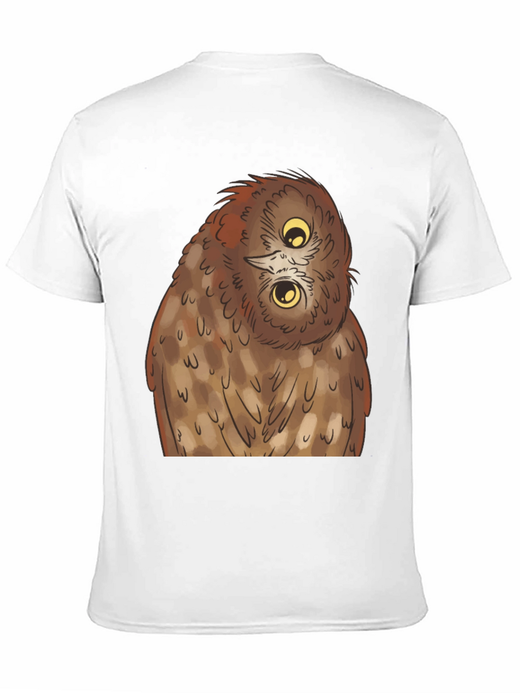 Owl Graphic Tee - Quirky Black T-Shirt