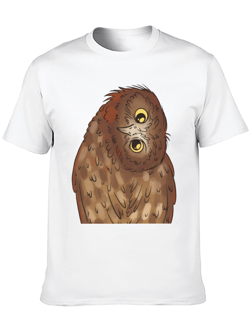 Owl Graphic Tee - Quirky Black T-Shirt