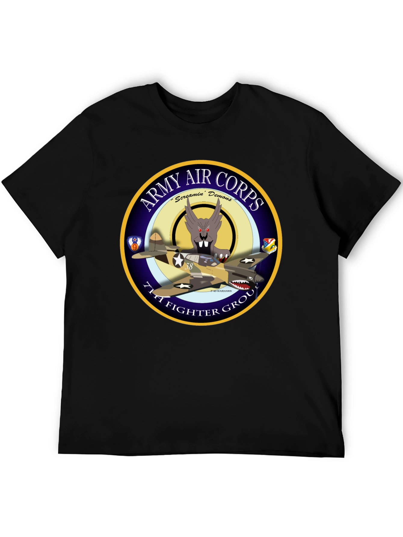 Army Air Corps 71st Fighter Group T-Shirt