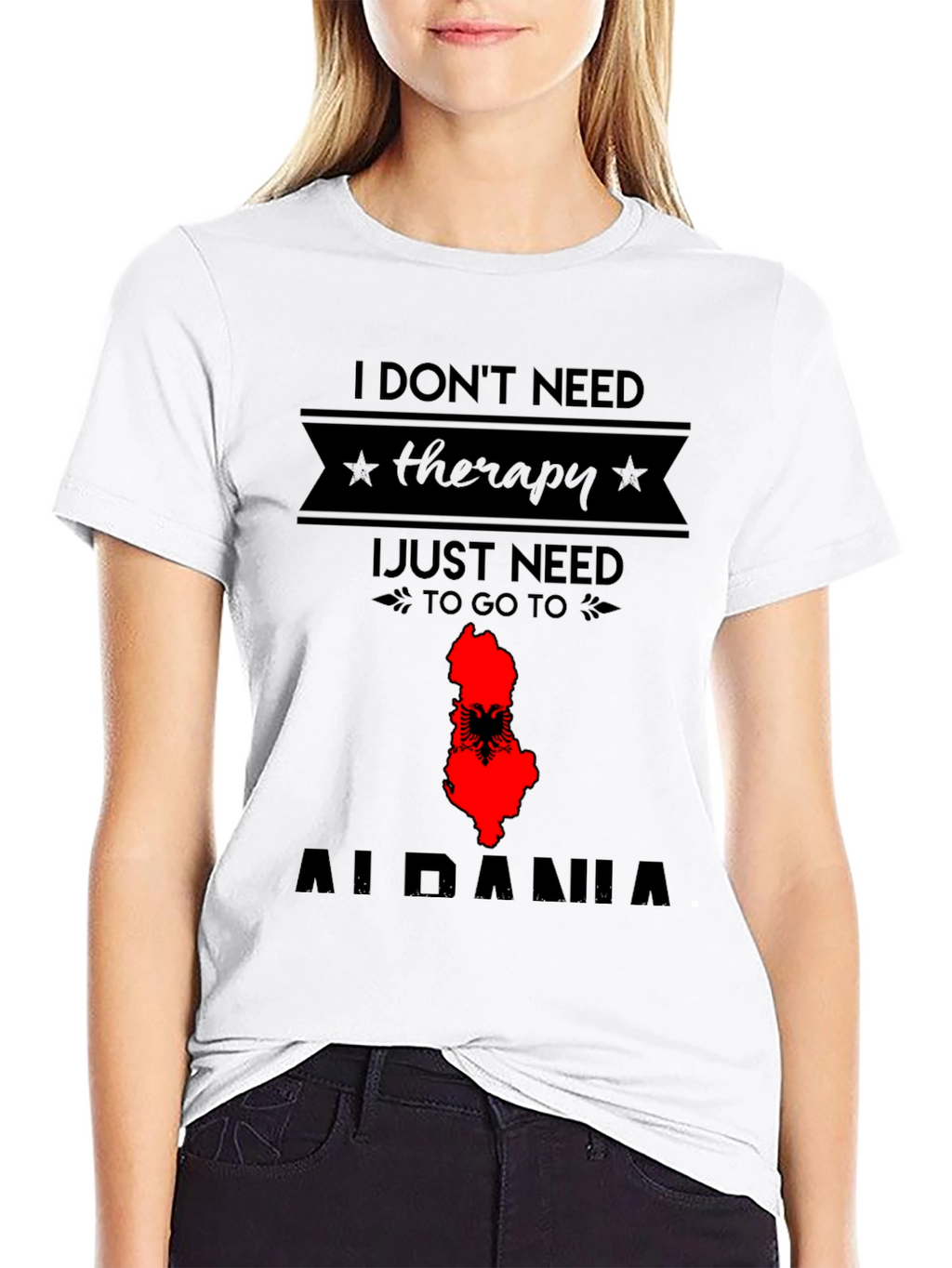 Albania Therapy T-Shirt - Travel Tee