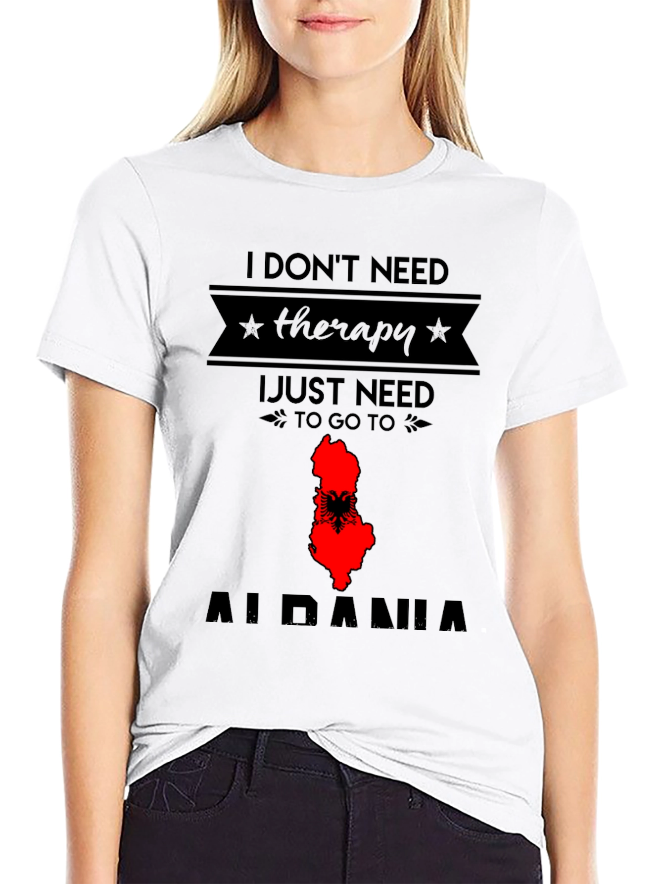 Albania Therapy T-Shirt - Travel Tee