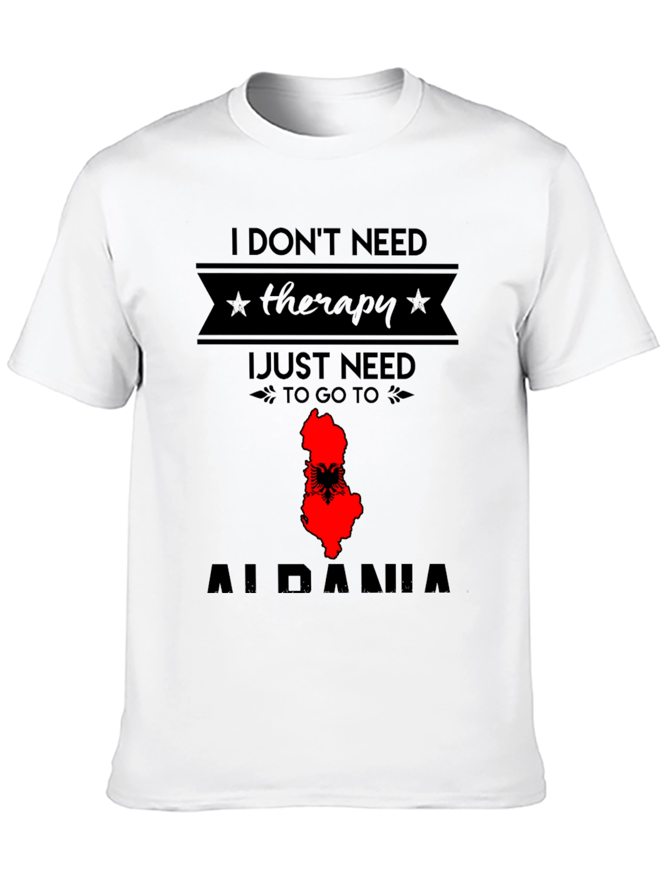 Albania Therapy T-Shirt - Travel Tee
