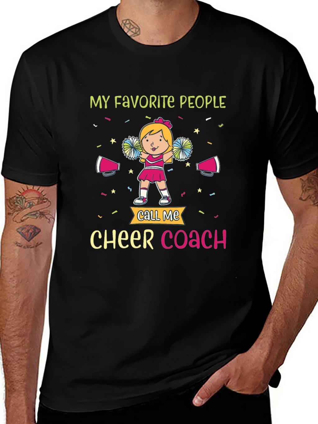 Cheer Coach T-Shirt - My Favorite People