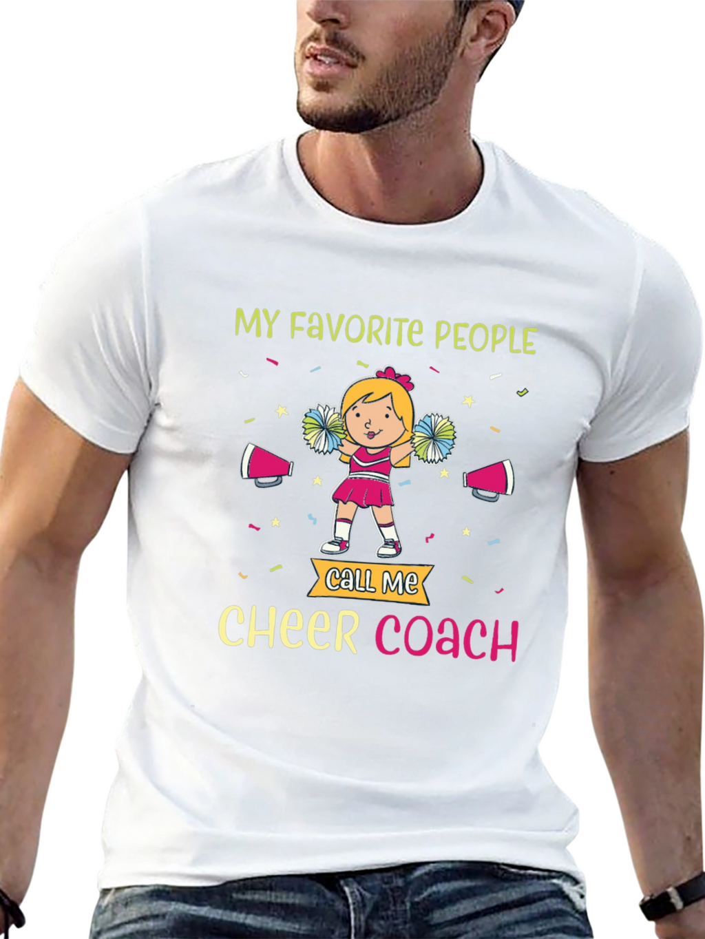 Cheer Coach T-Shirt - My Favorite People