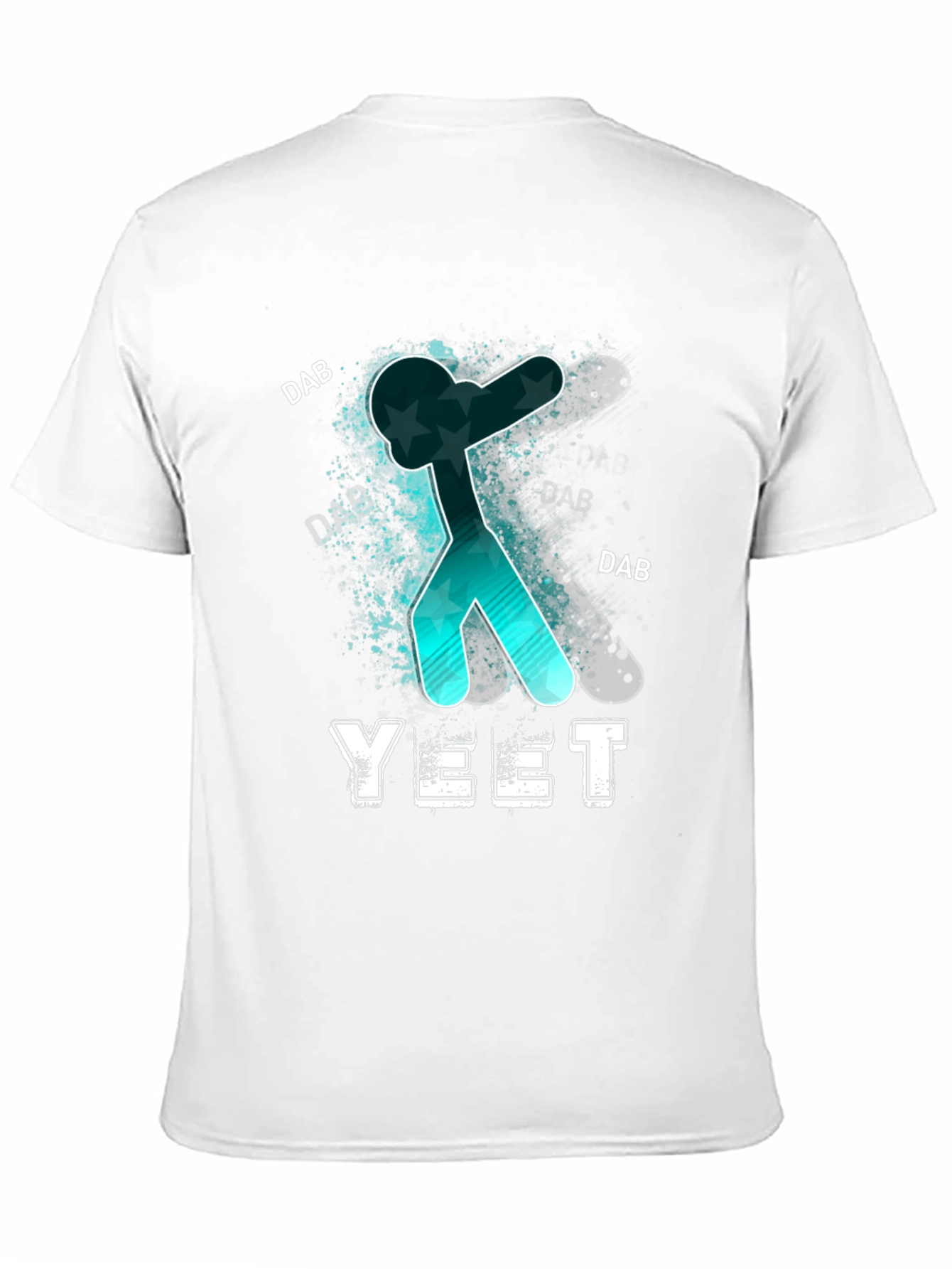 Dab Yeet Graphic Tee - Trendy Slogan T-Shirt