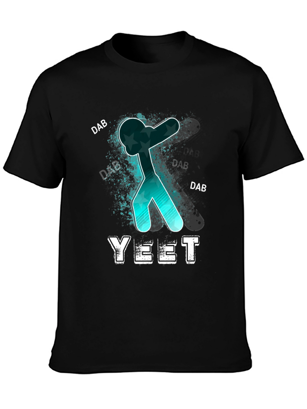 Dab Yeet Graphic Tee - Trendy Slogan T-Shirt
