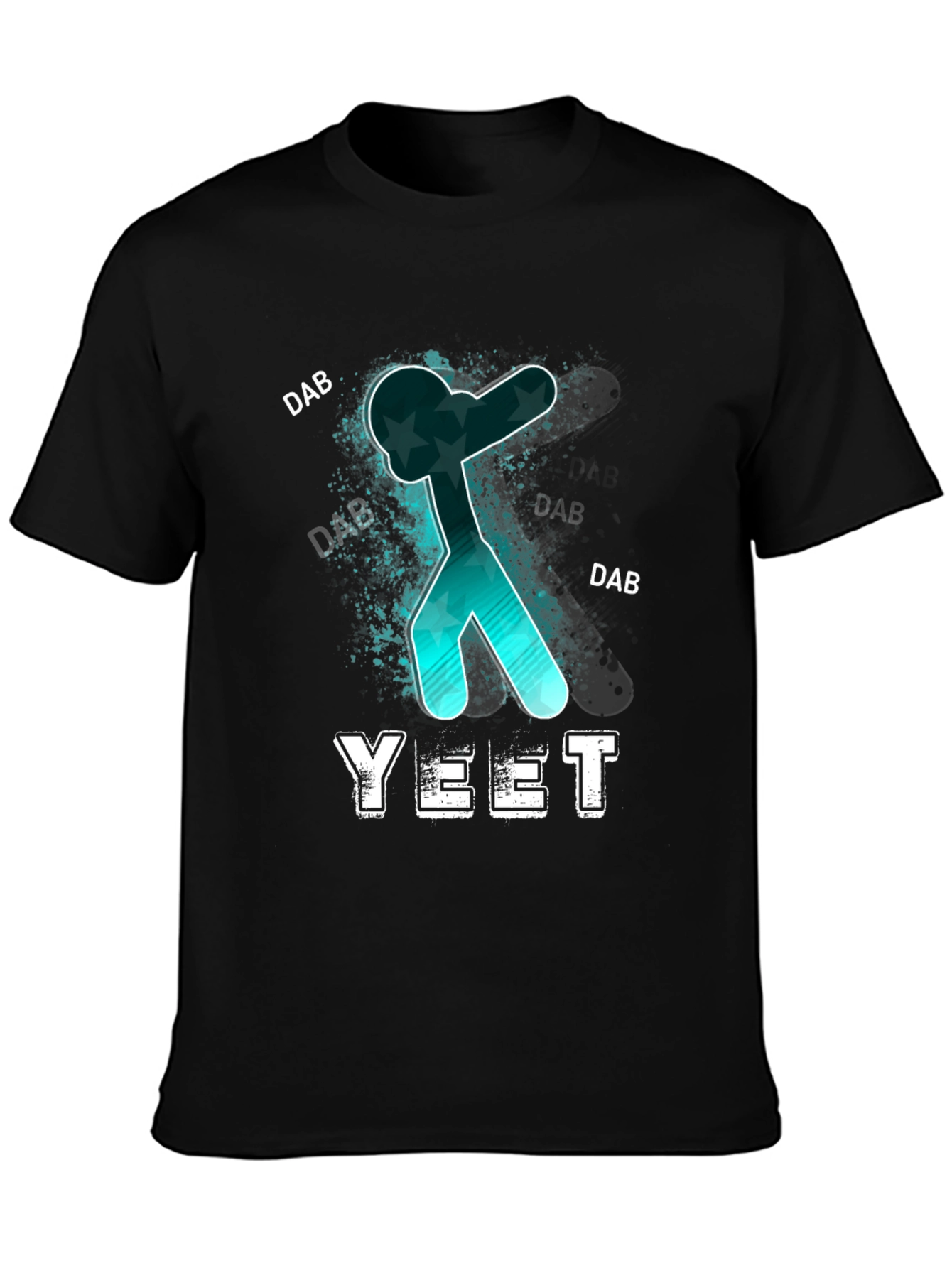Dab Yeet Graphic Tee - Trendy Slogan T-Shirt