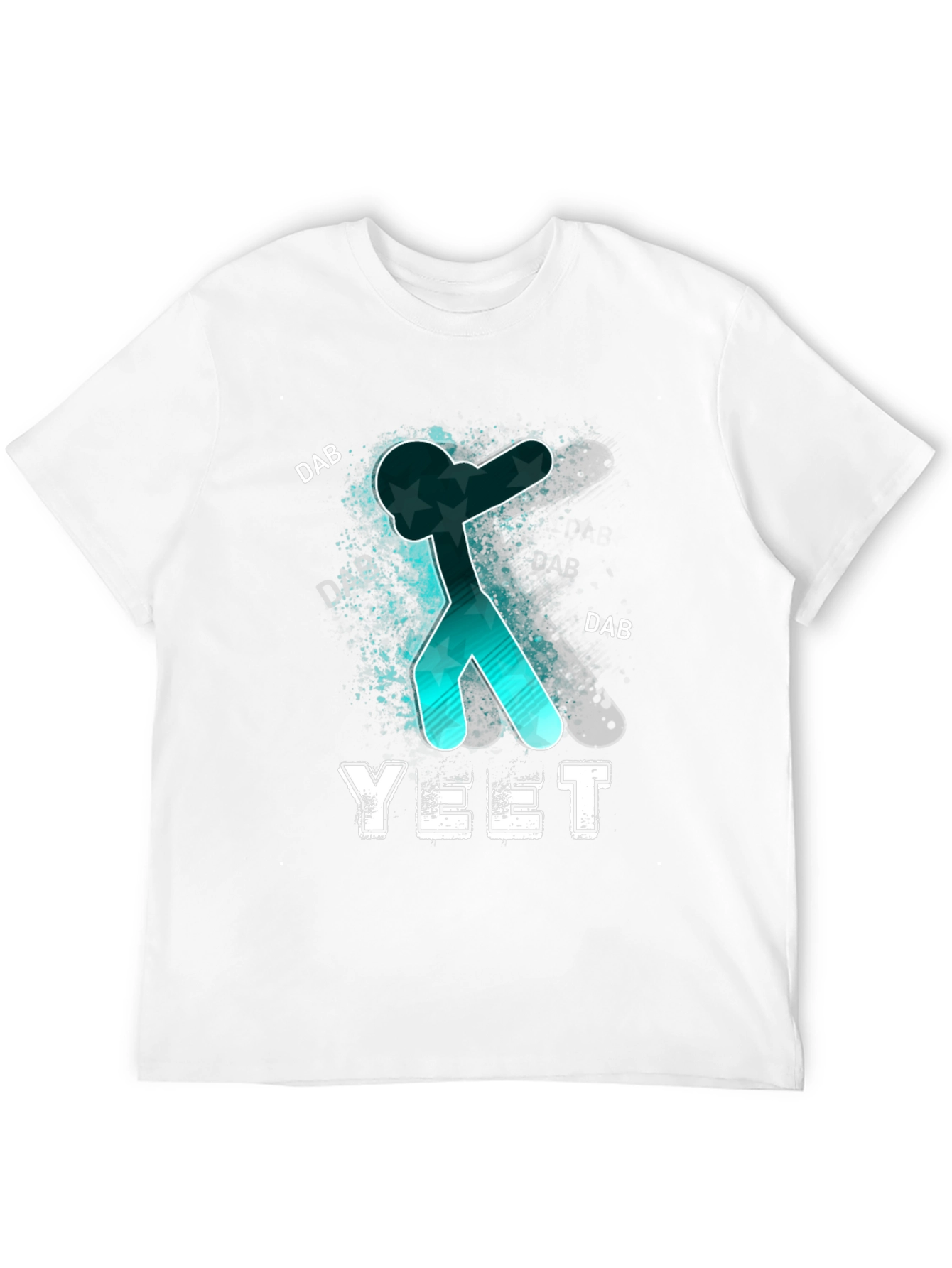Dab Yeet Graphic Tee - Trendy Slogan T-Shirt