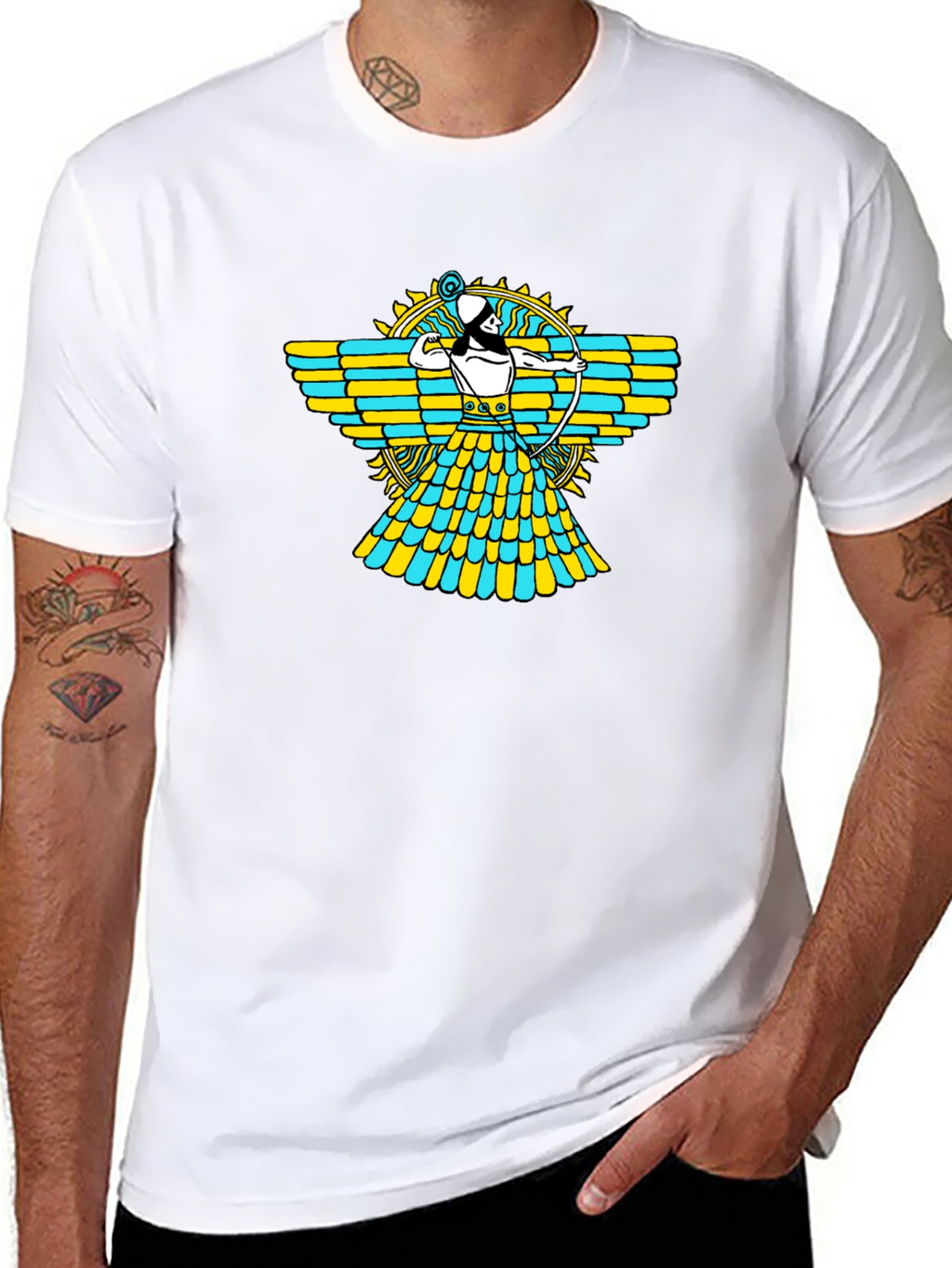 Faravahar Graphic Tee - Black Unisex Shirt
