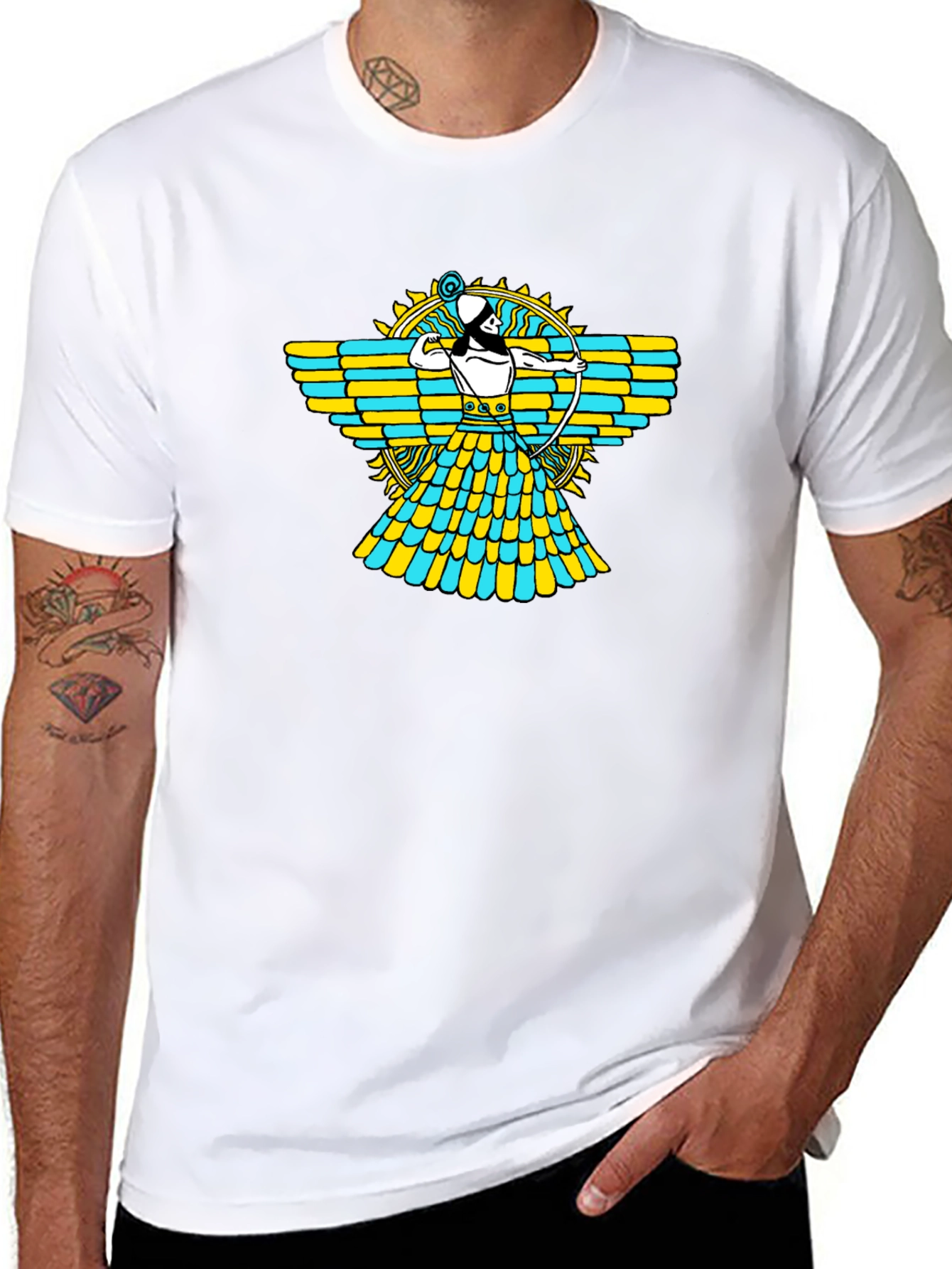 Faravahar Graphic Tee - Black Unisex Shirt