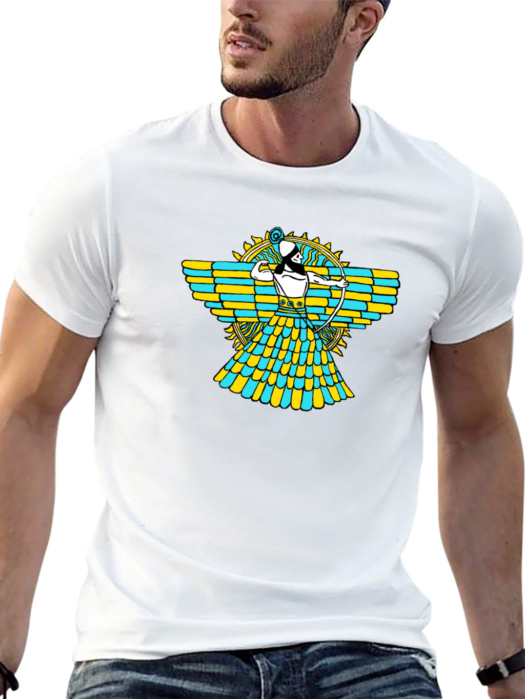 Faravahar Graphic Tee - Black Unisex Shirt