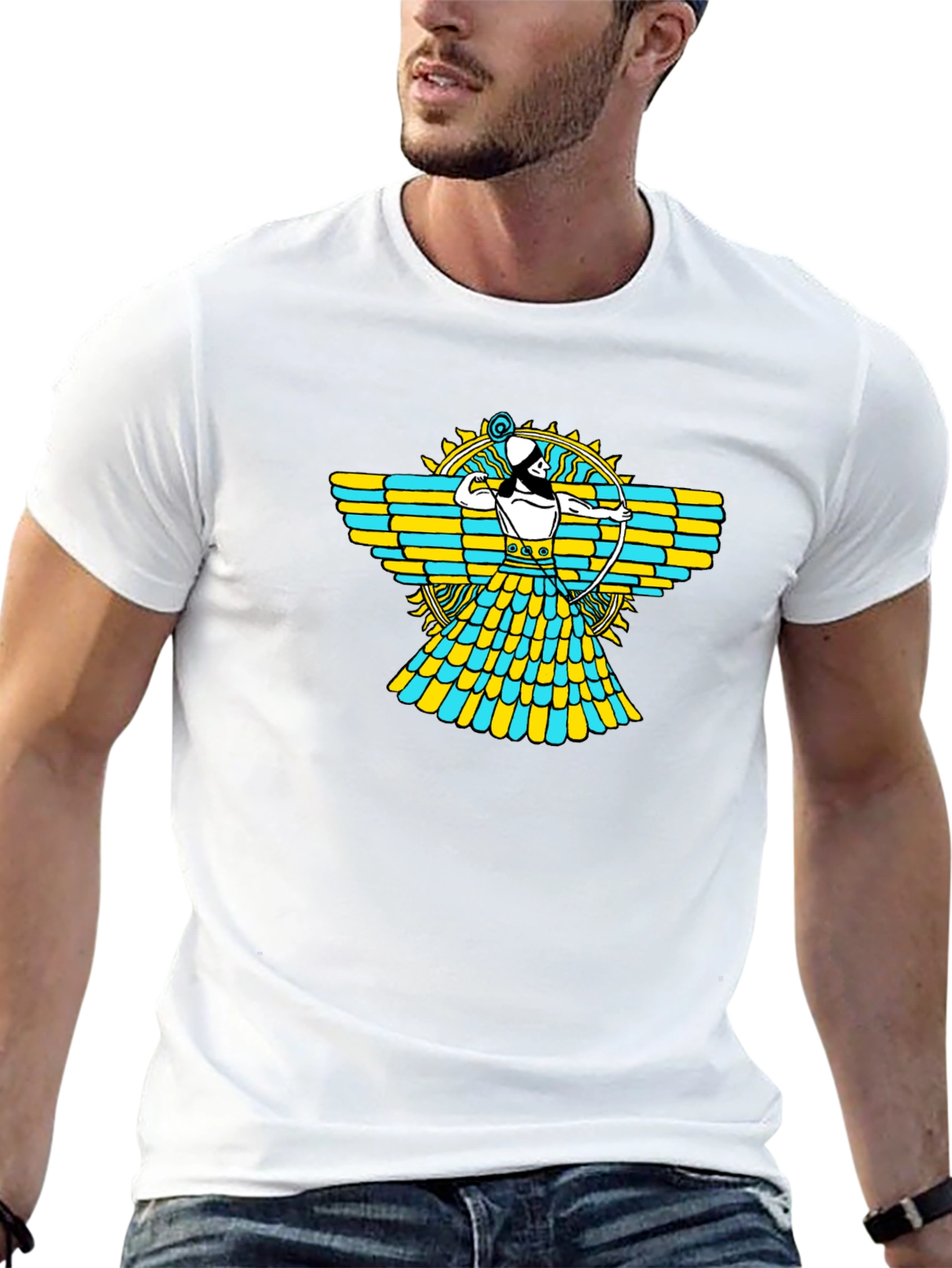 Faravahar Graphic Tee - Black Unisex Shirt