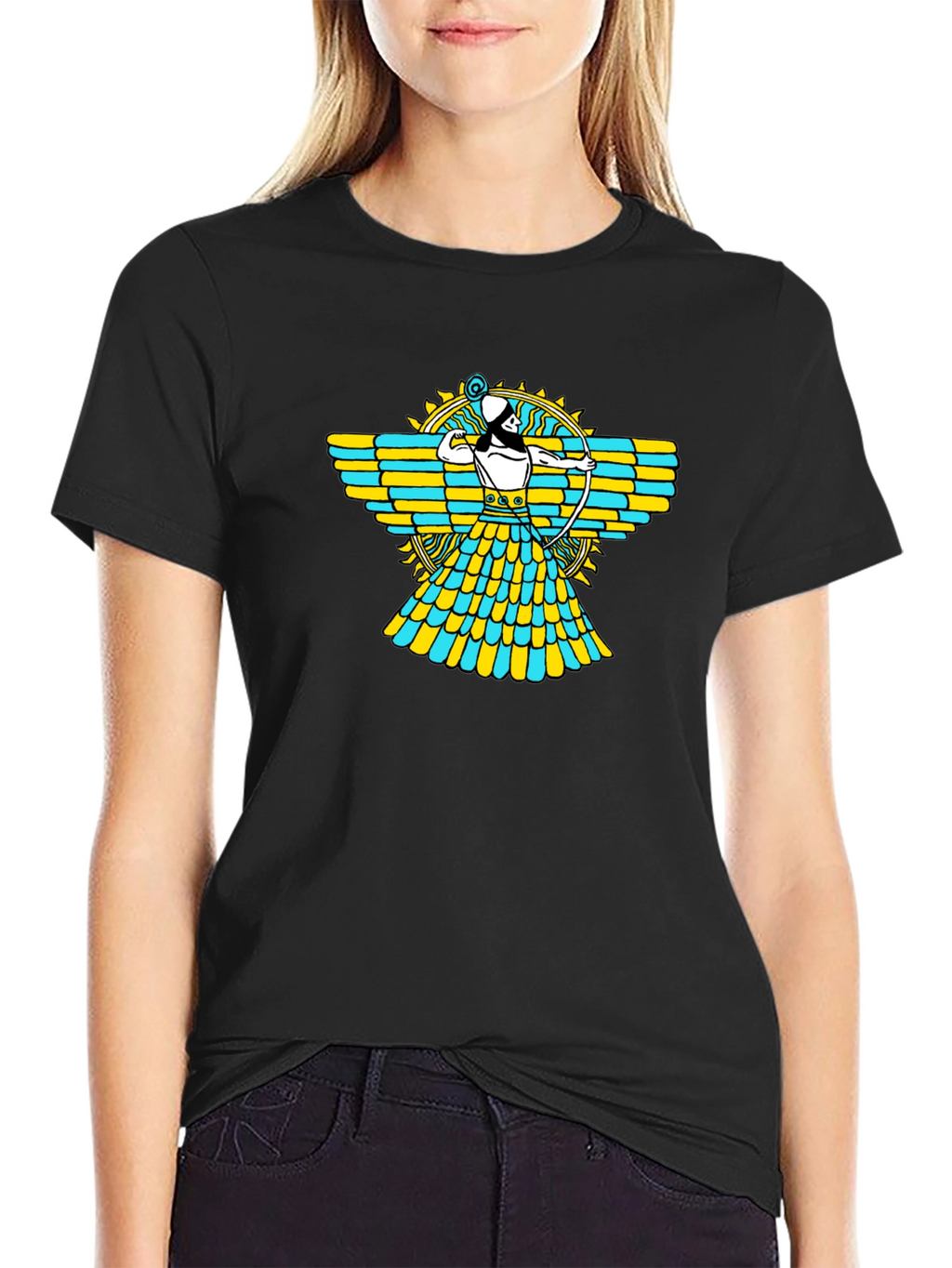 Faravahar Graphic Tee - Black Unisex Shirt