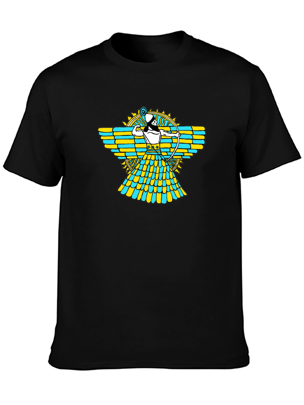 Faravahar Graphic Tee - Black Unisex Shirt