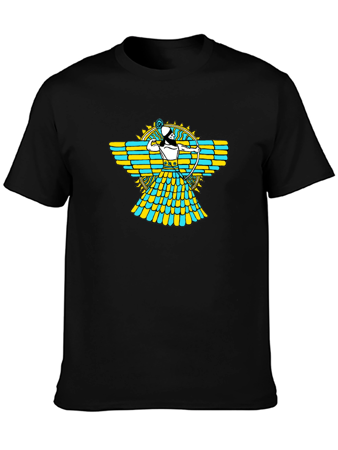 Faravahar Graphic Tee - Black Unisex Shirt