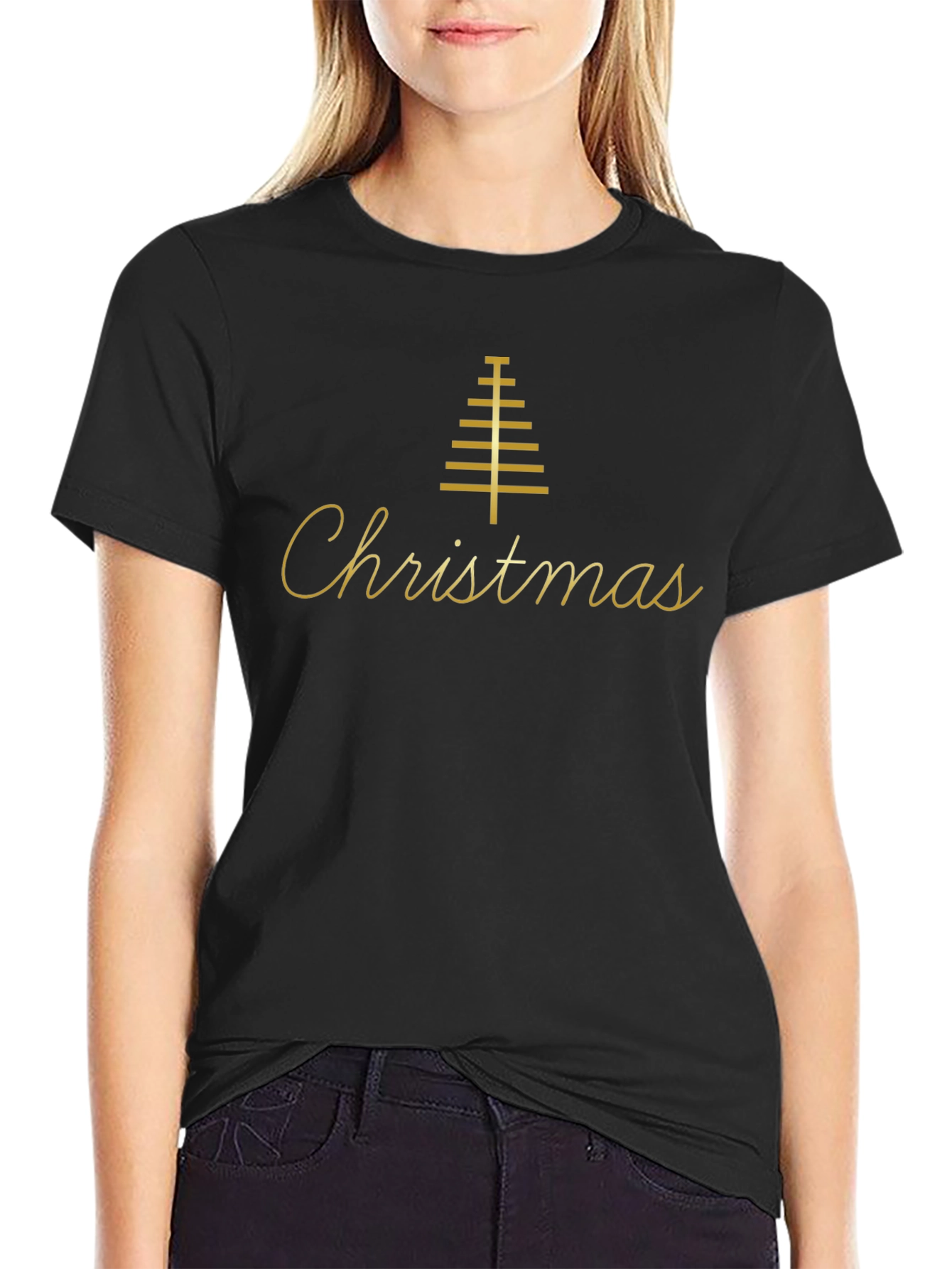 Christmas Tree Graphic Tee - Holiday Style