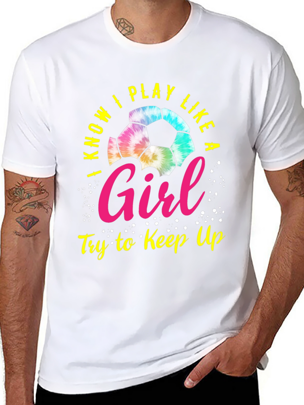 I Know I Play Like a Girl Soccer T-Shirt