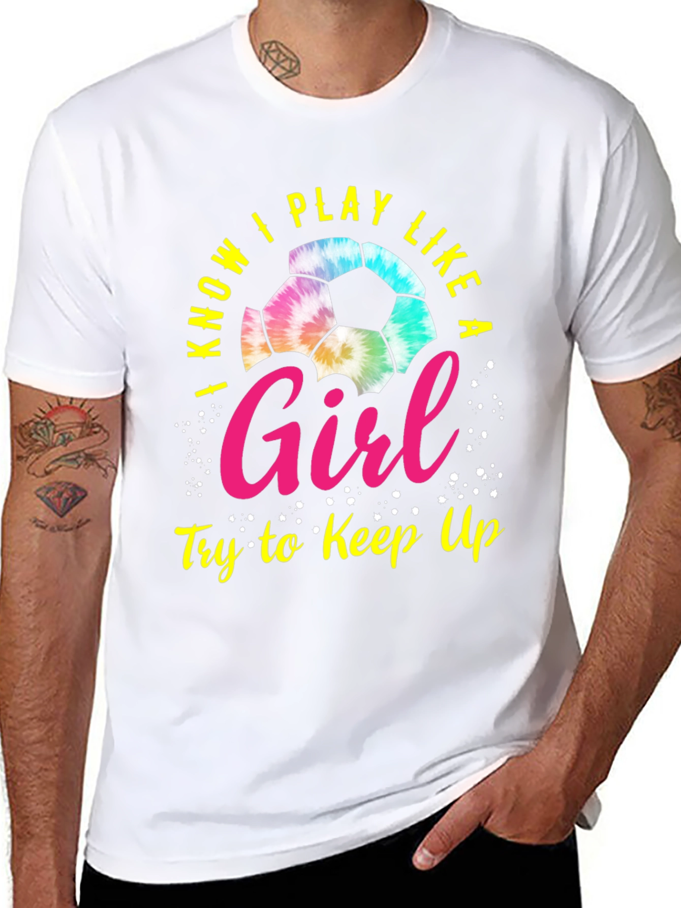 I Know I Play Like a Girl Soccer T-Shirt