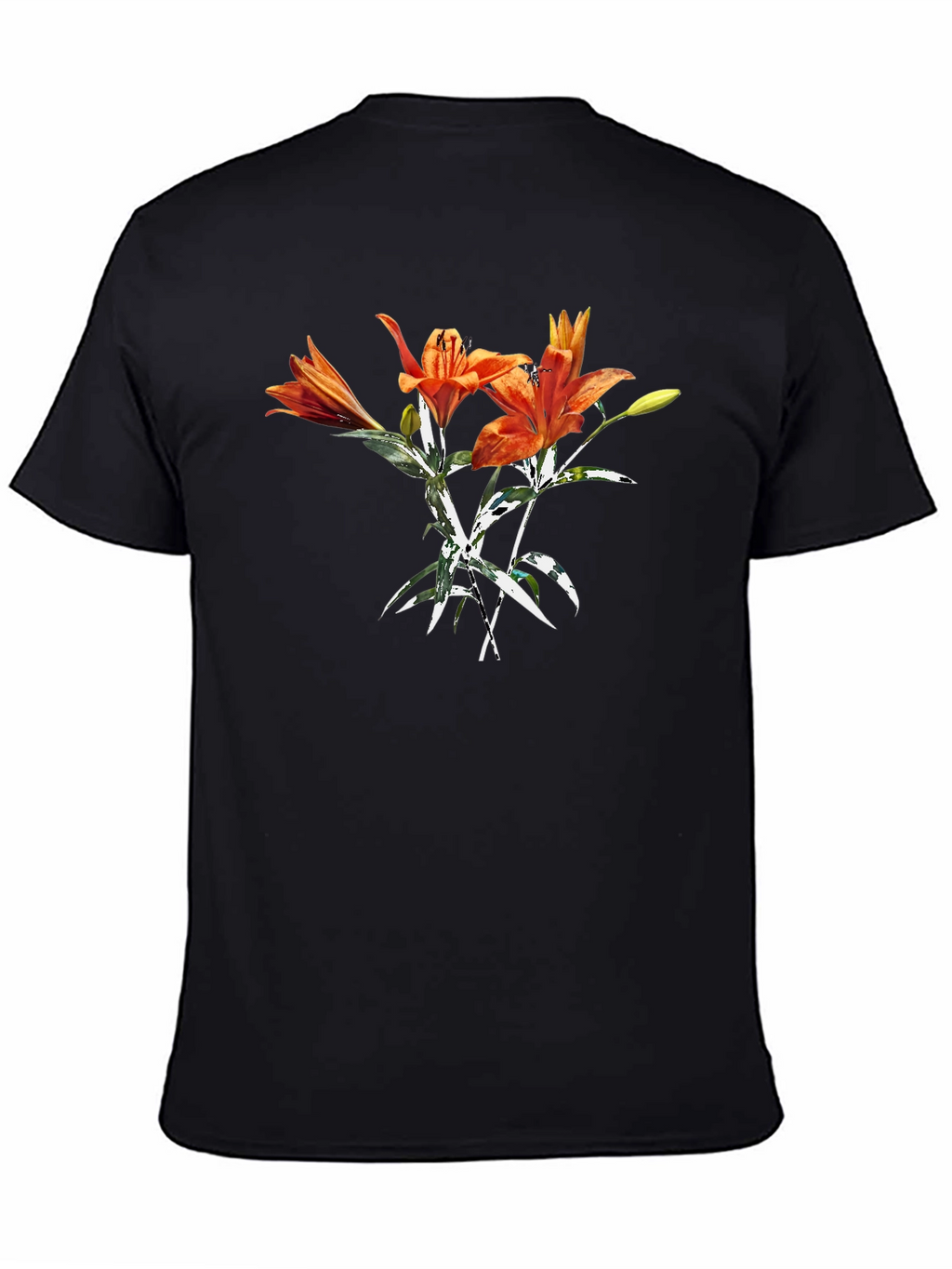 Tiger Lily Graphic Tee - Bold Floral Print